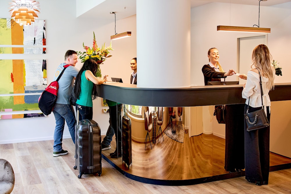 Lobby at Sojourn Apartment Hotel Ghuznee, WELLINGTON - NZ
