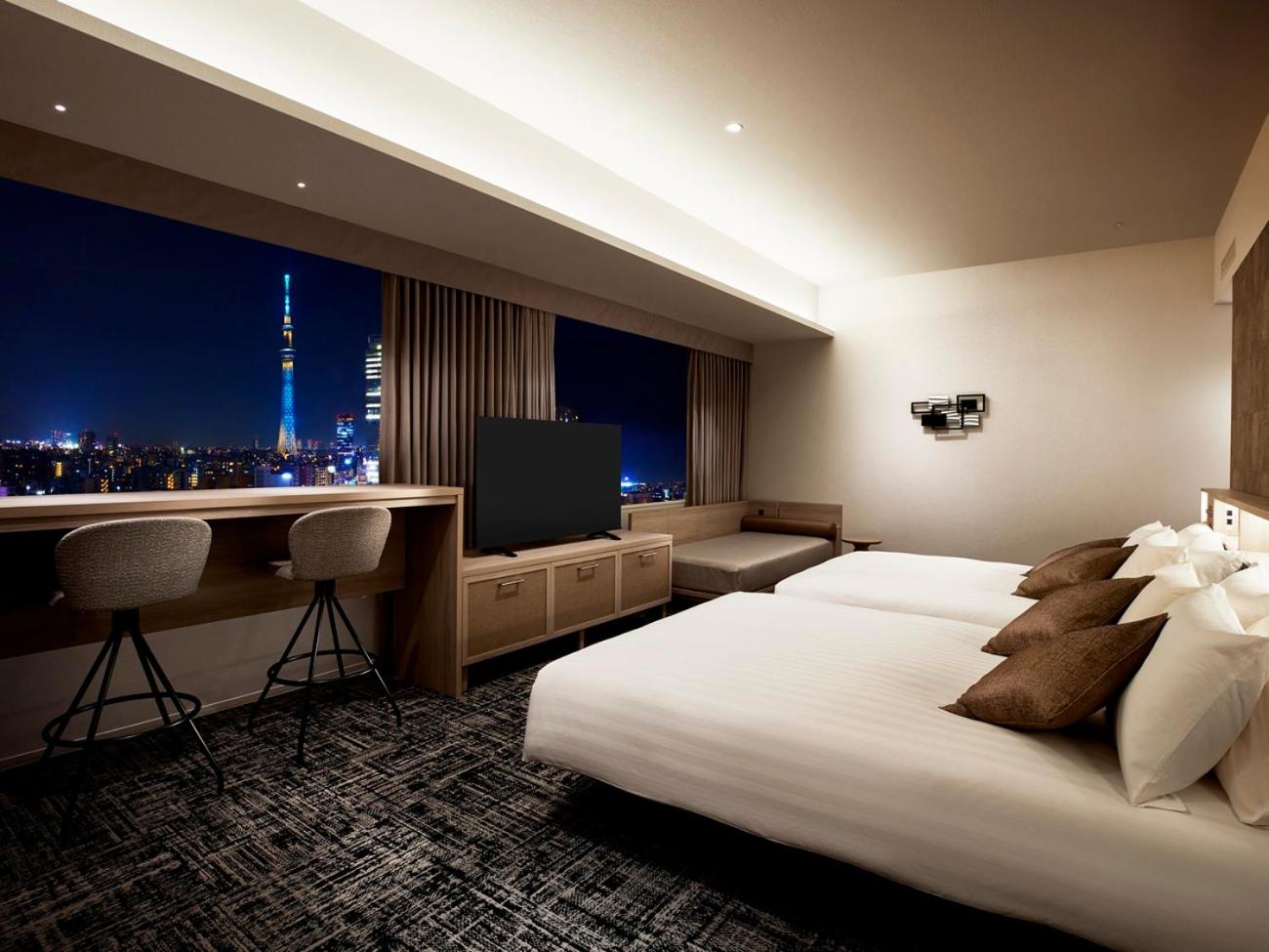Premium, Deluxe, Twin Beds, Tower View