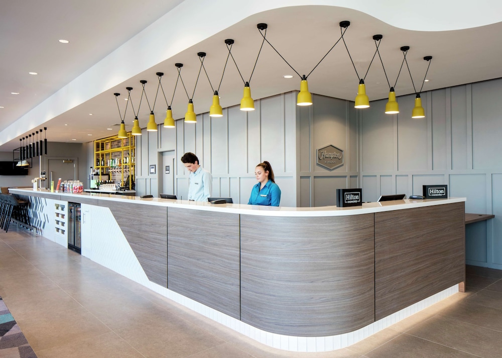 Lobby at Hampton By Hilton Belfast City Centre, BELFAST