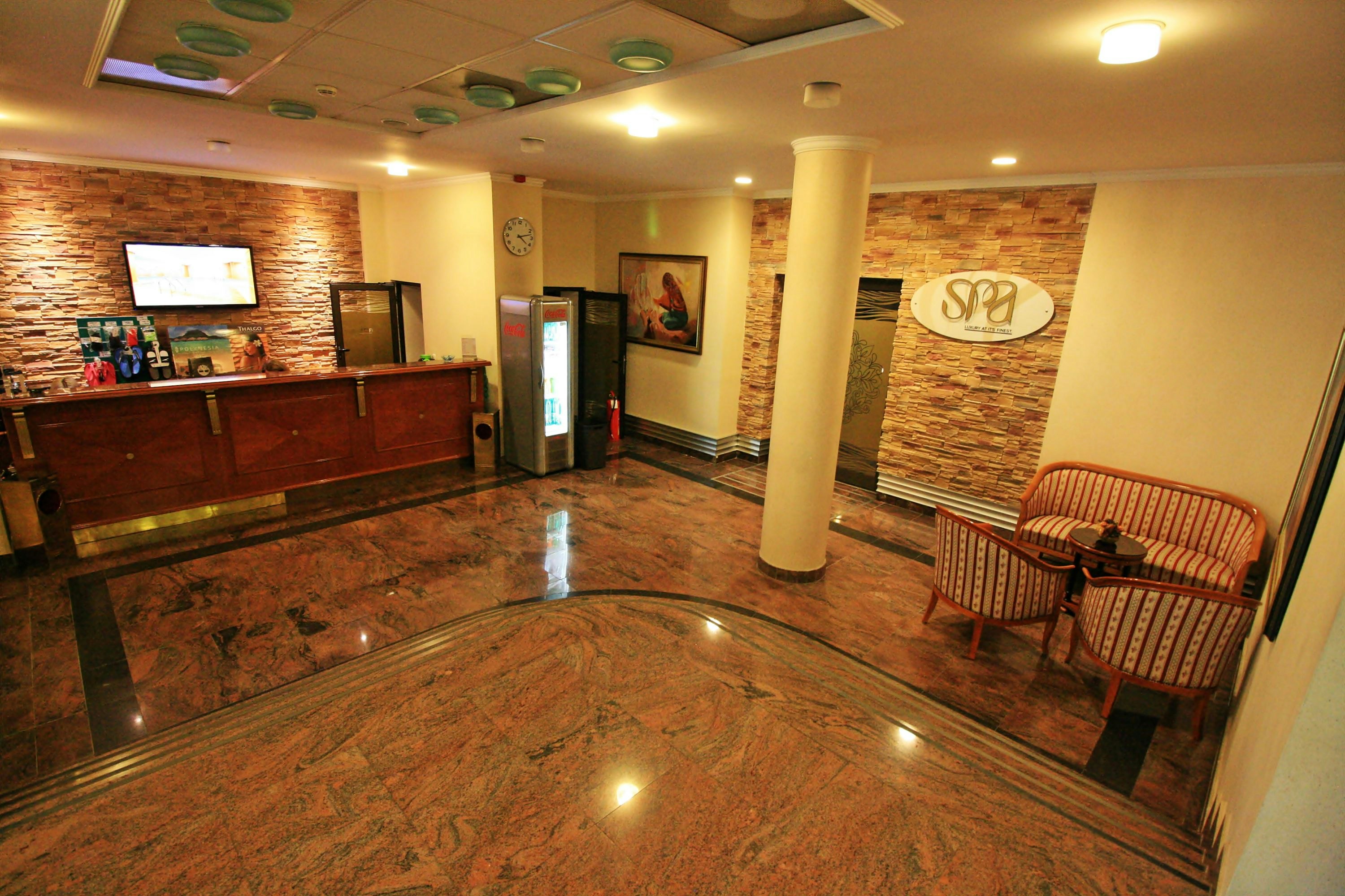 Lobby at Aleksandar Palace Hotel, SKOPJE