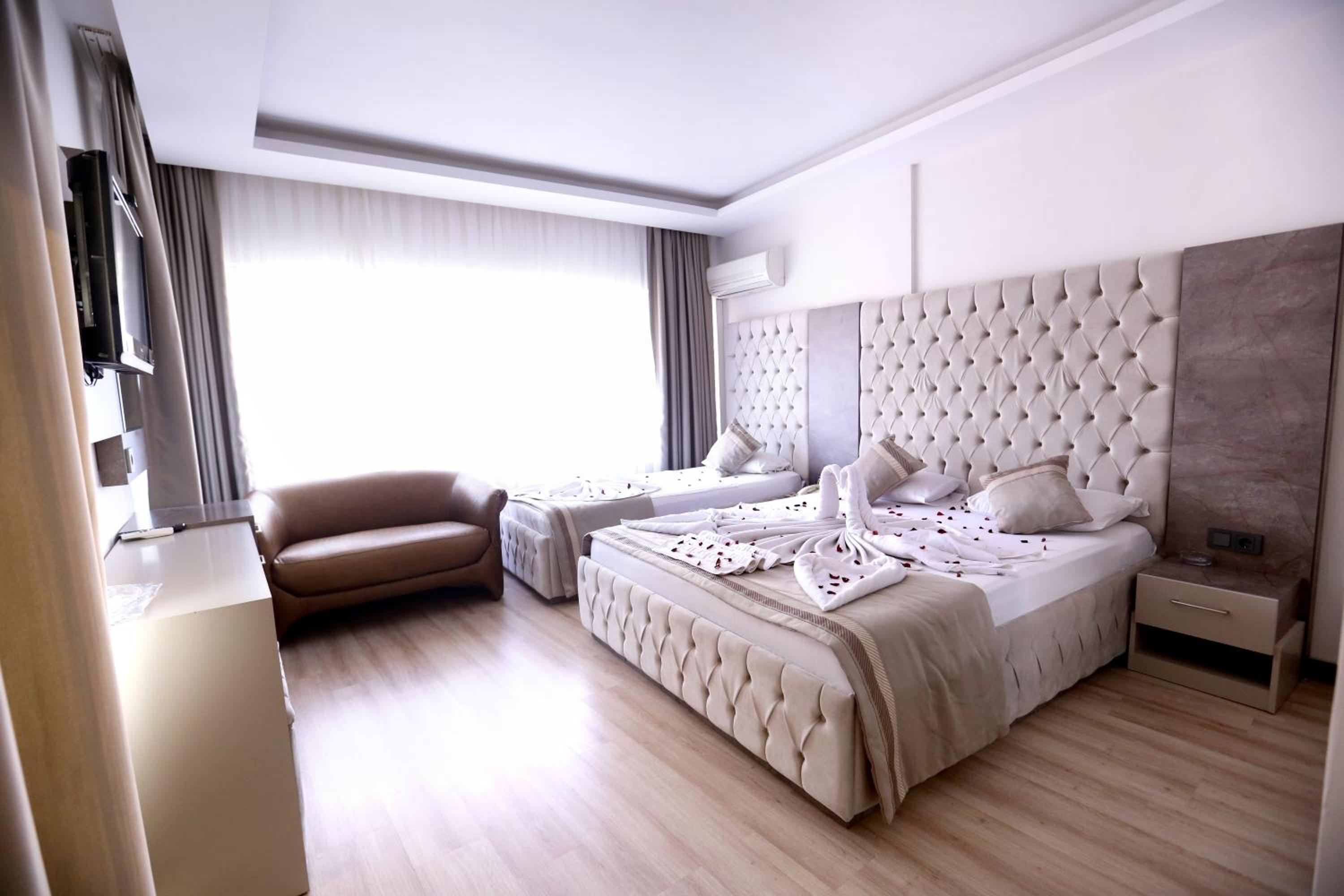 غرفة مفردة كبيرة، Kivrak Hotel Antalya 3/7