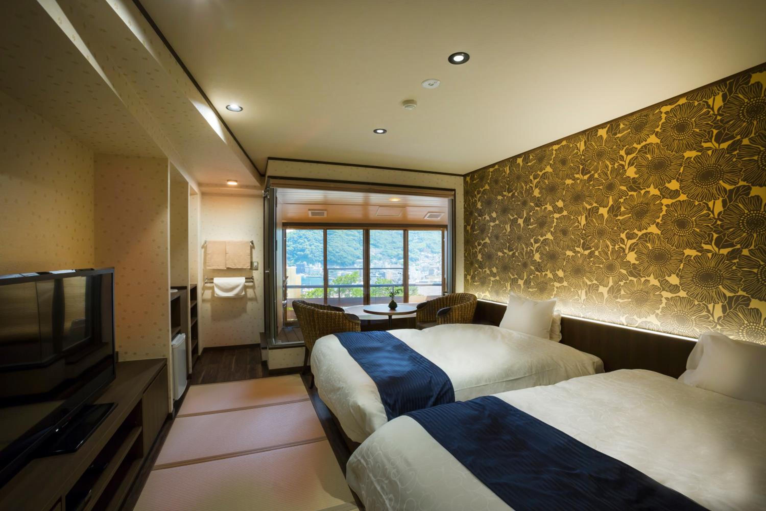 Premier, Twin Beds, Hot Spring Bath