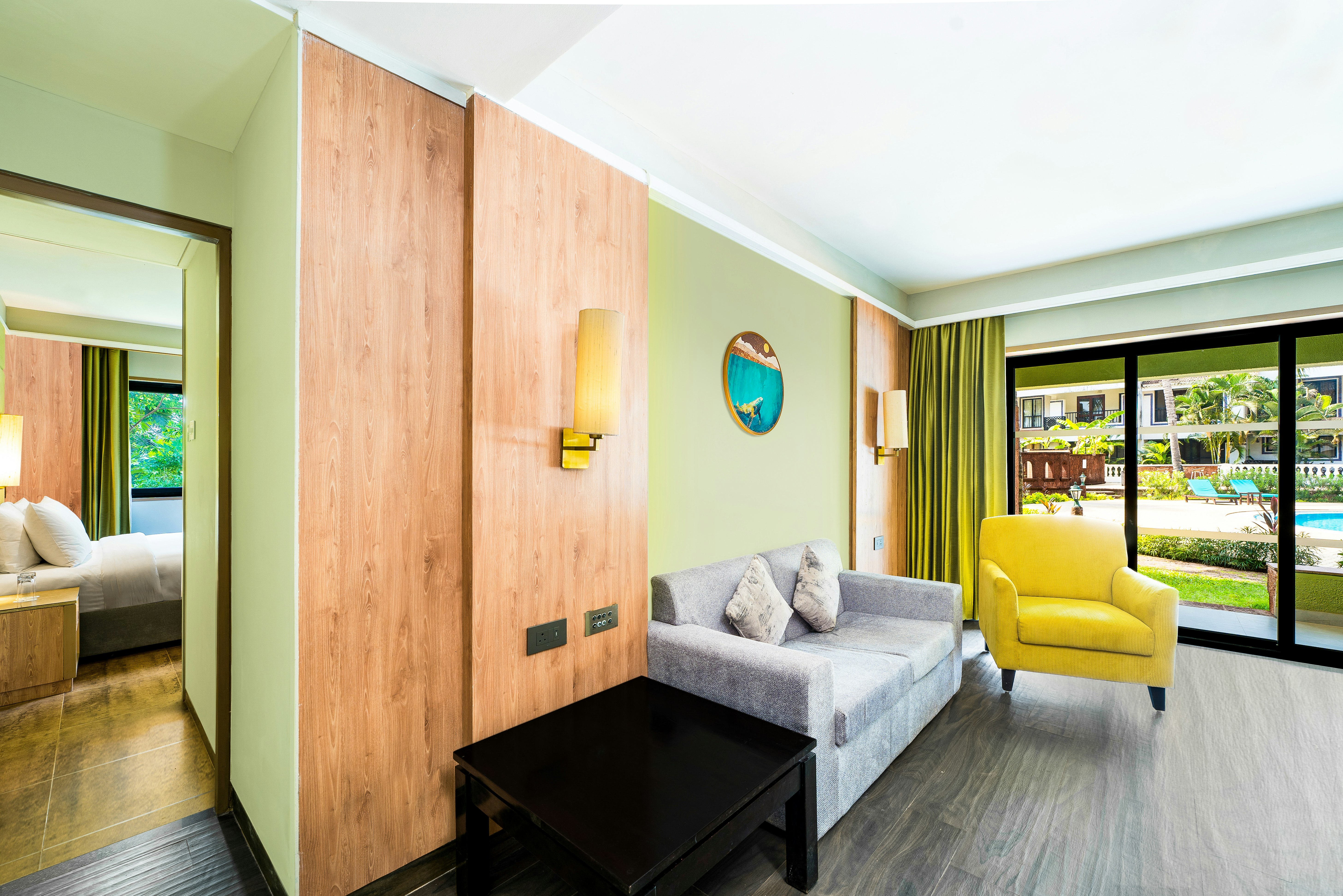جناح ديلوكس بإطلالة على المسبح، Doubletree By Hilton Hotel Goa Arpora Baga 4/4