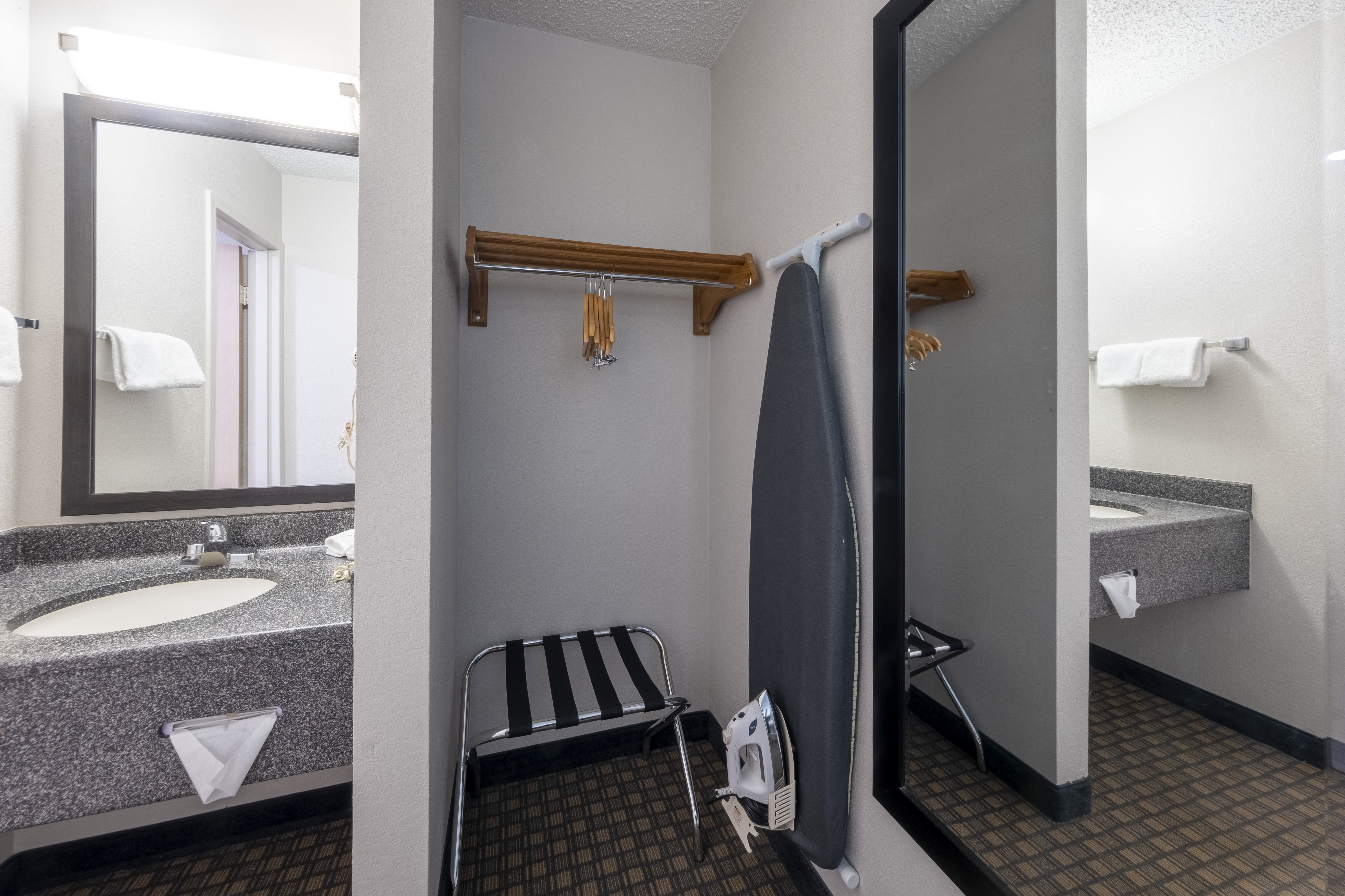Room, 2 Double Beds, Sofa, HomeTown Inn by Red Roof East Syracuse 6/6
