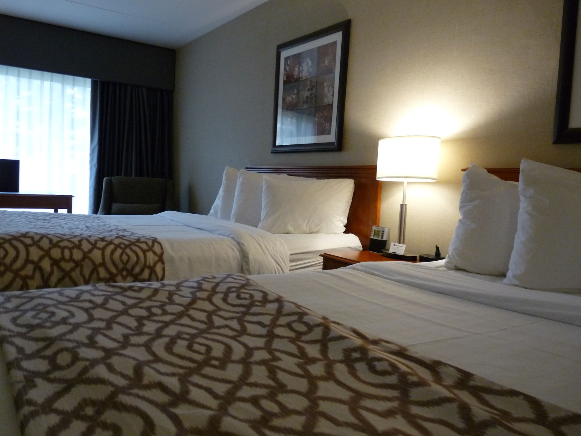 غرفة قياسية بسريرين مزدوجين يُسمح فيها بالحيوانات الأليفة، Best Western Brantford Hotel Conference Centre 2/5