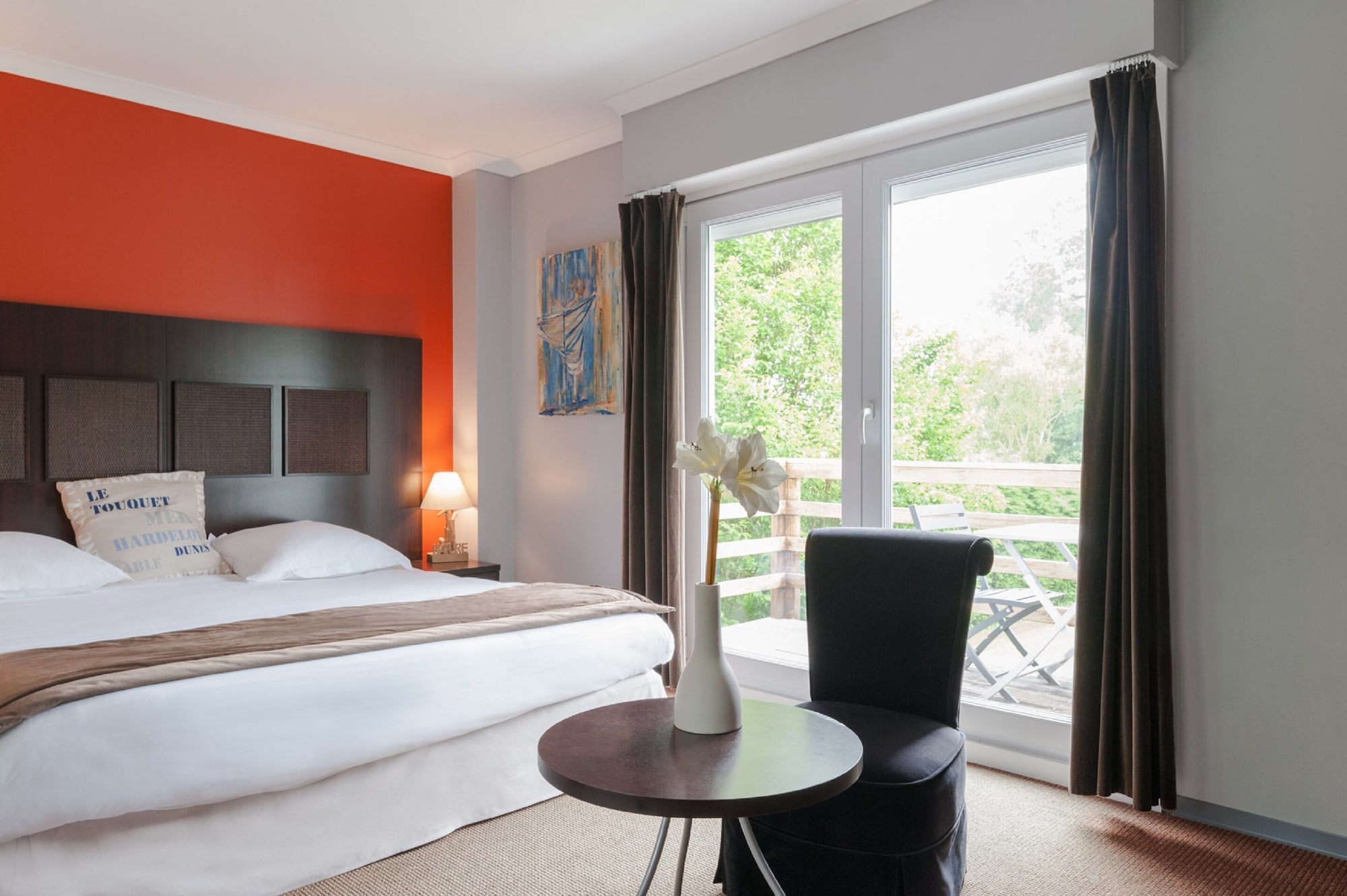 Deluxe, Double Bed, Garden Area