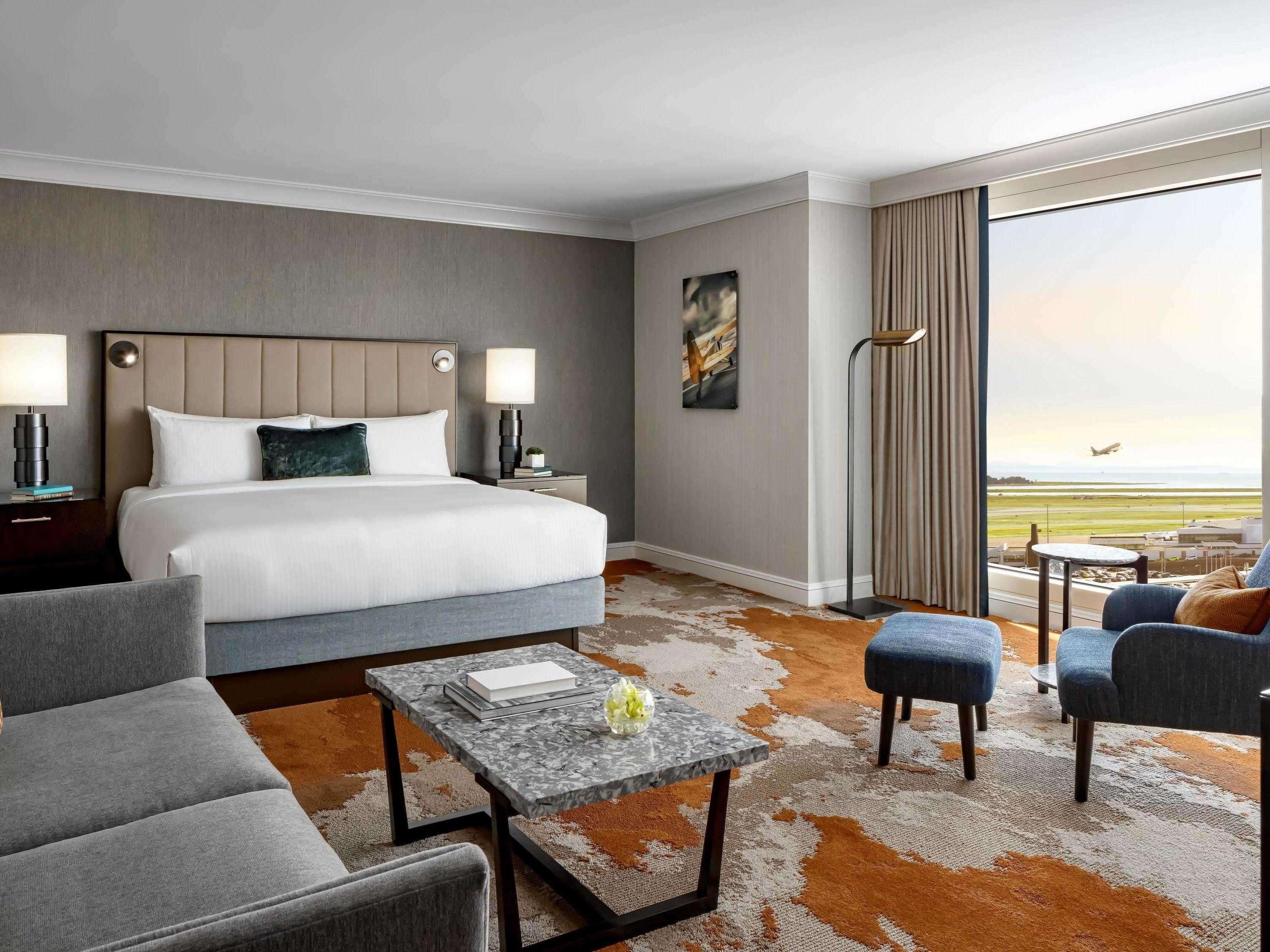 Open Plan, Junior Suite, King Bed, Sofa