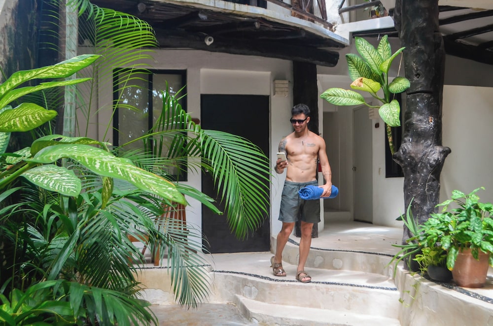 Lobby at Siesta Fiesta Hotel, PLAYA DEL CARMEN