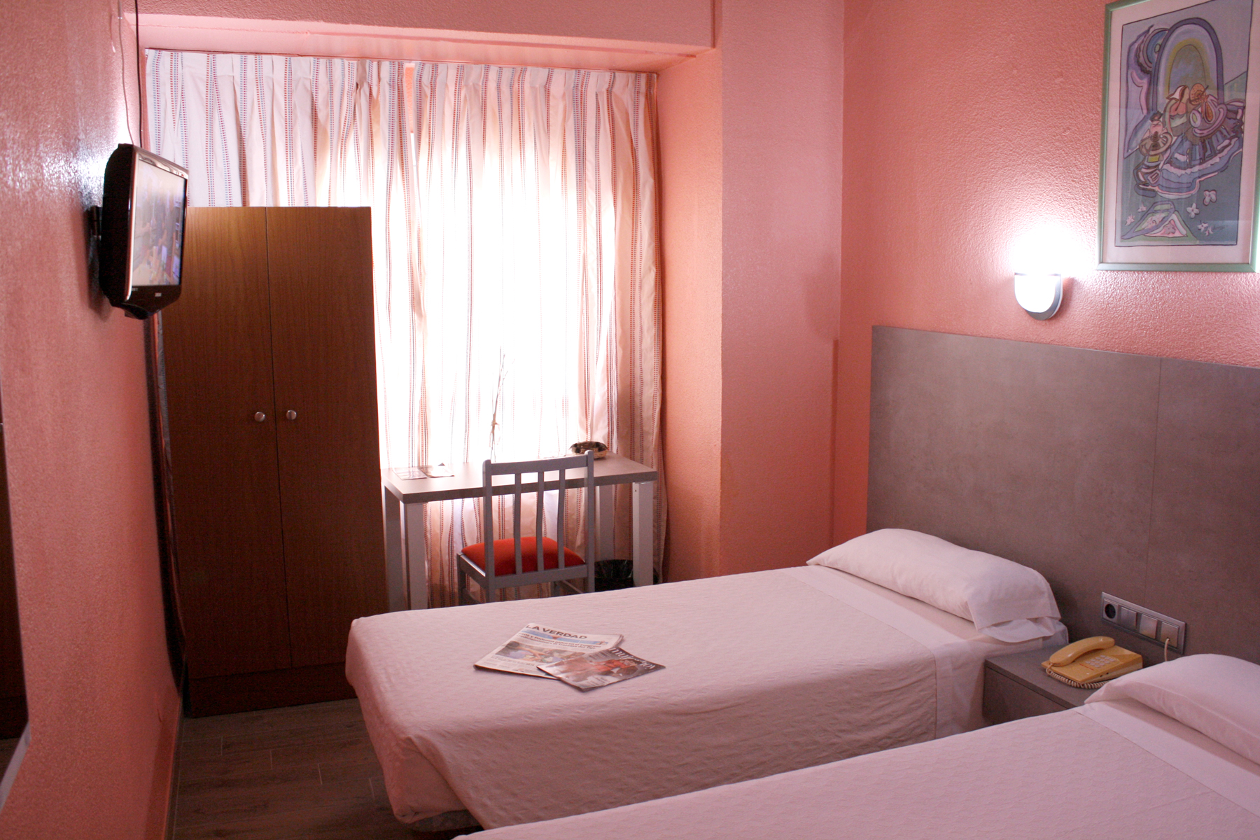 غرفة خارجية بسريرين، Hotel Universal Murcia 10/10