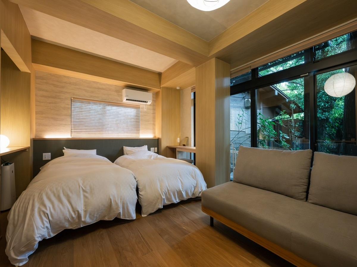 Western, Twin Beds, Outdoor Bath, Annex