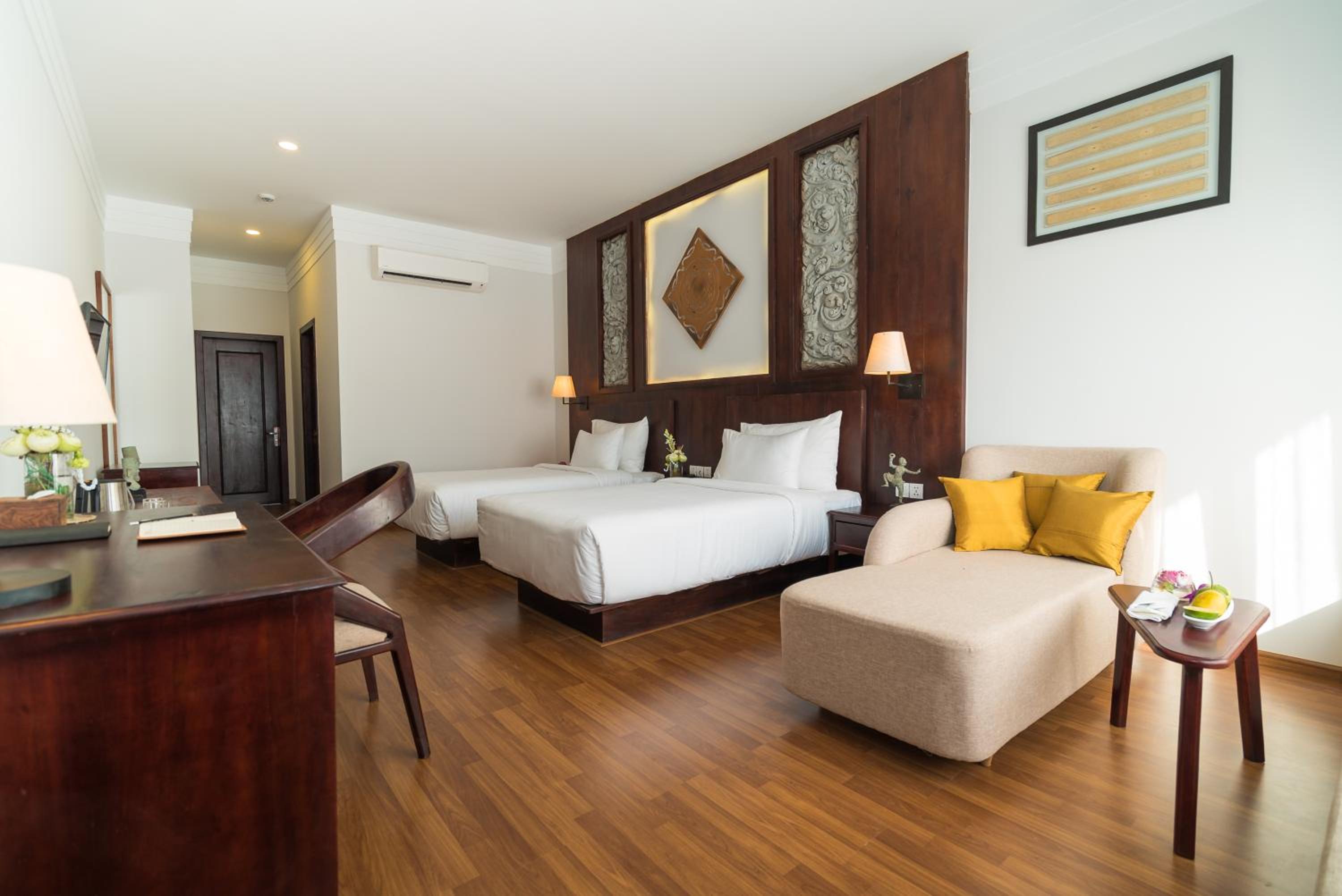 غرفة ديلوكس بسريرين منفصلين بشرفة، Sabara Angkor Resort & Spa 2/10