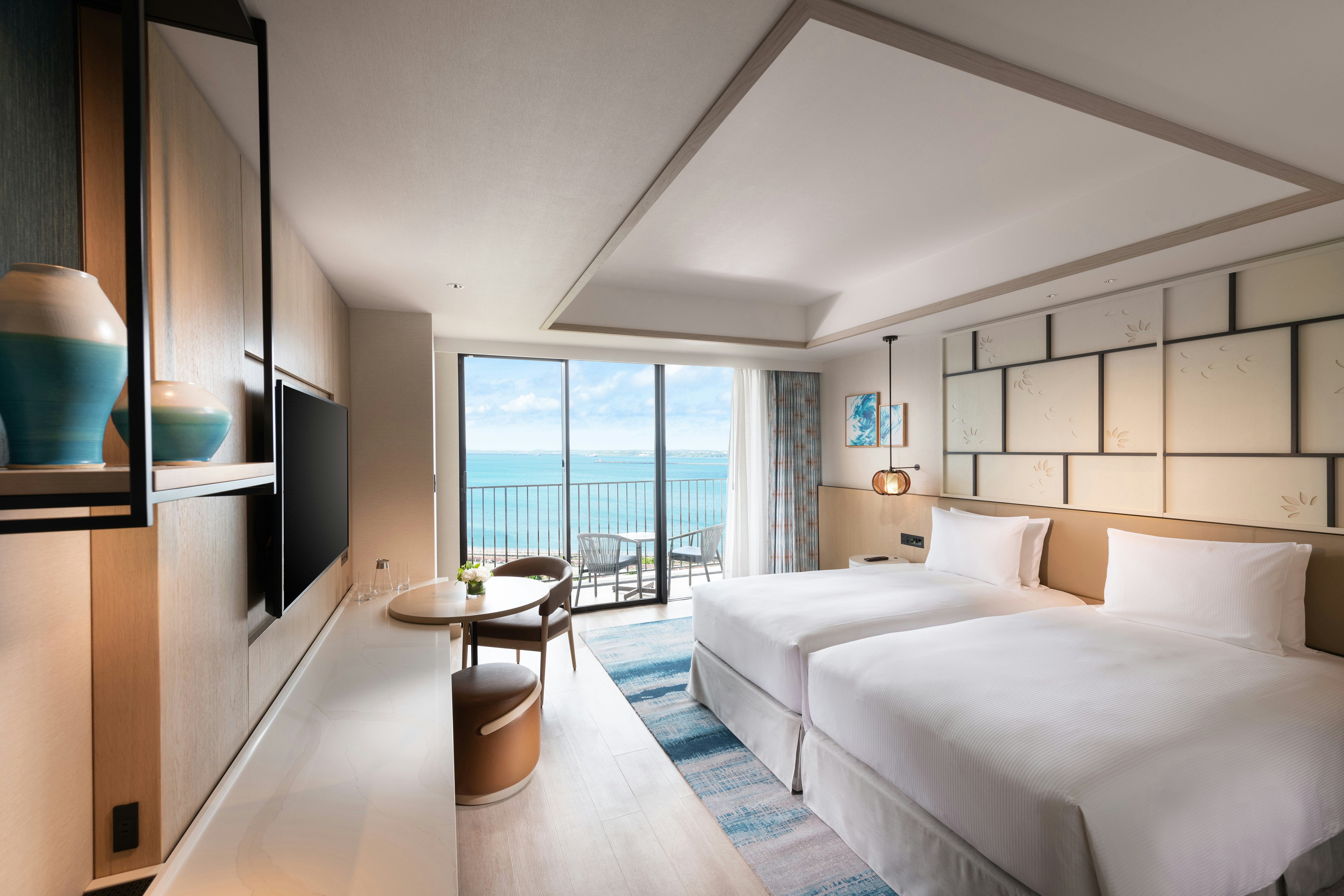 DELUXE, TWIN BEDS, OCEAN VIEW