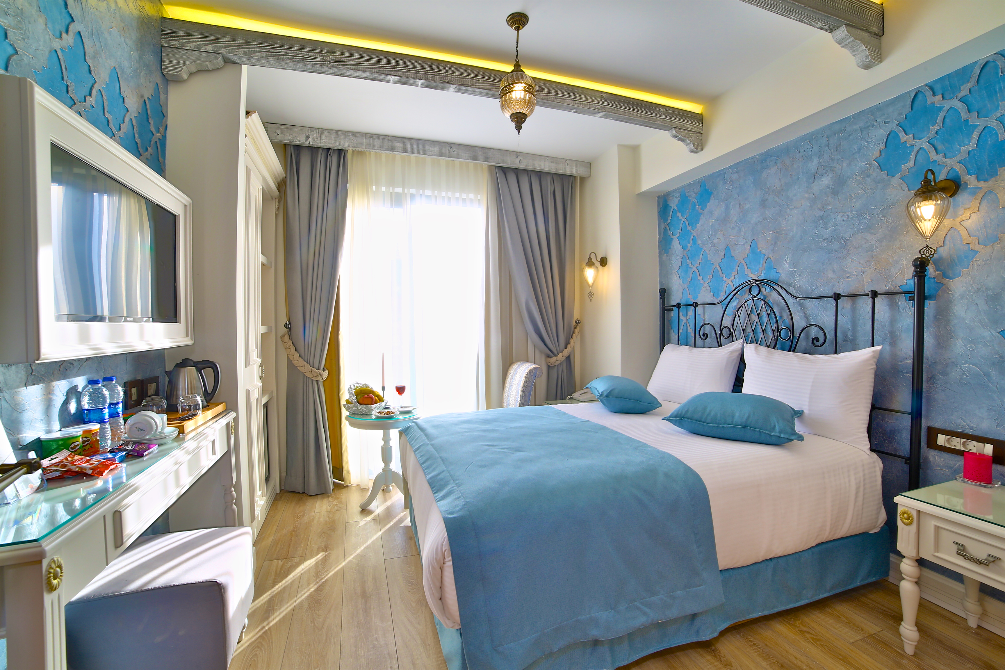 غرفة ديلوكس بسرير مزدوج، Yilsam Sultanahmet Hotel 3/8