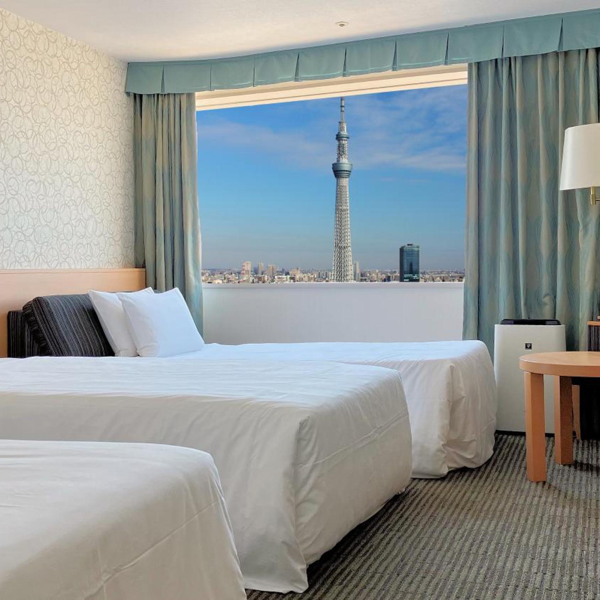 Room, Twin Beds, Tokyo Sky Tree View, Sofa
