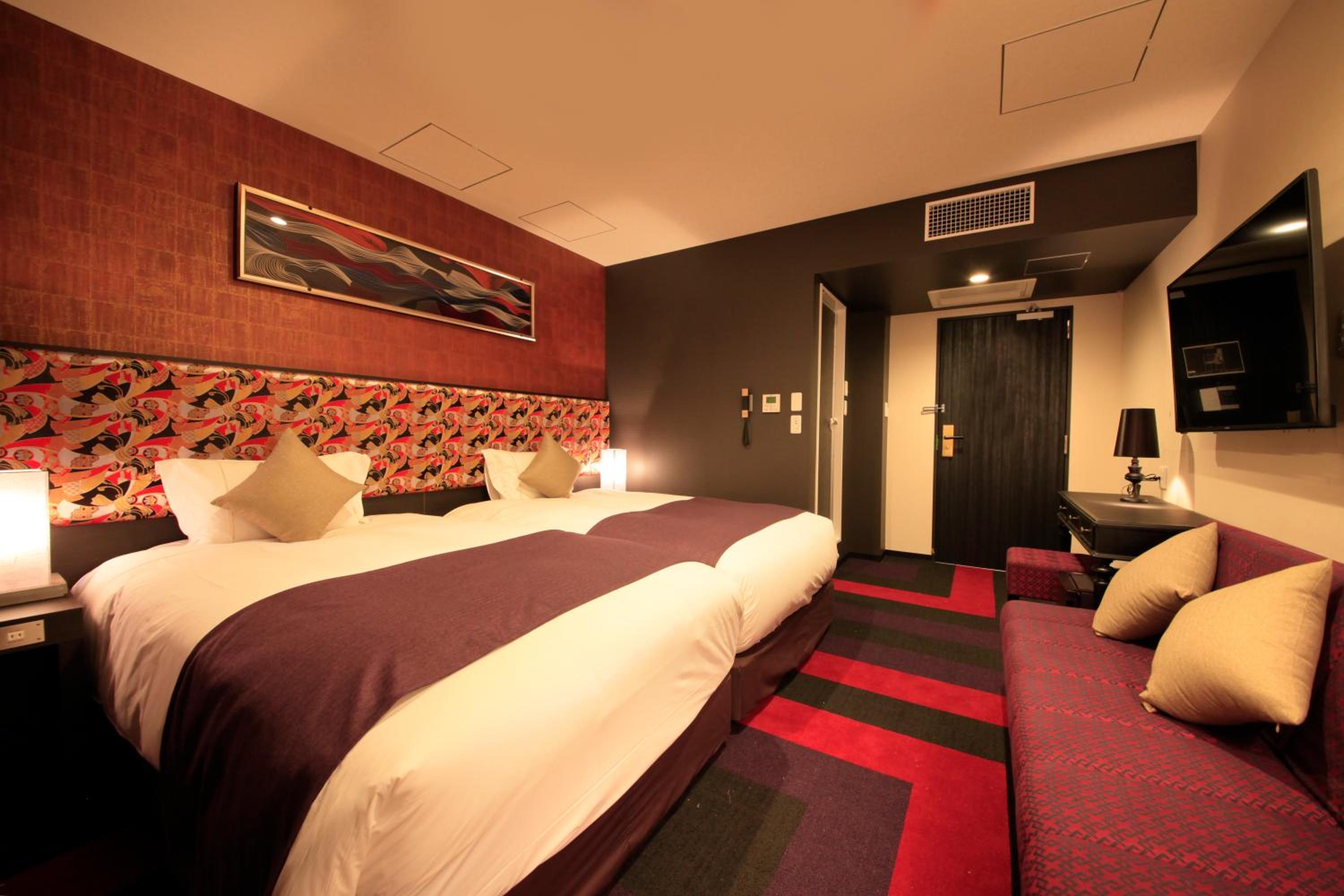 Semi Room, Comfort, 2 Semi Double Beds, Sofa, Outdoor Bath, Main Building، Centurion Hotel & Spa Ueno Station 2/2