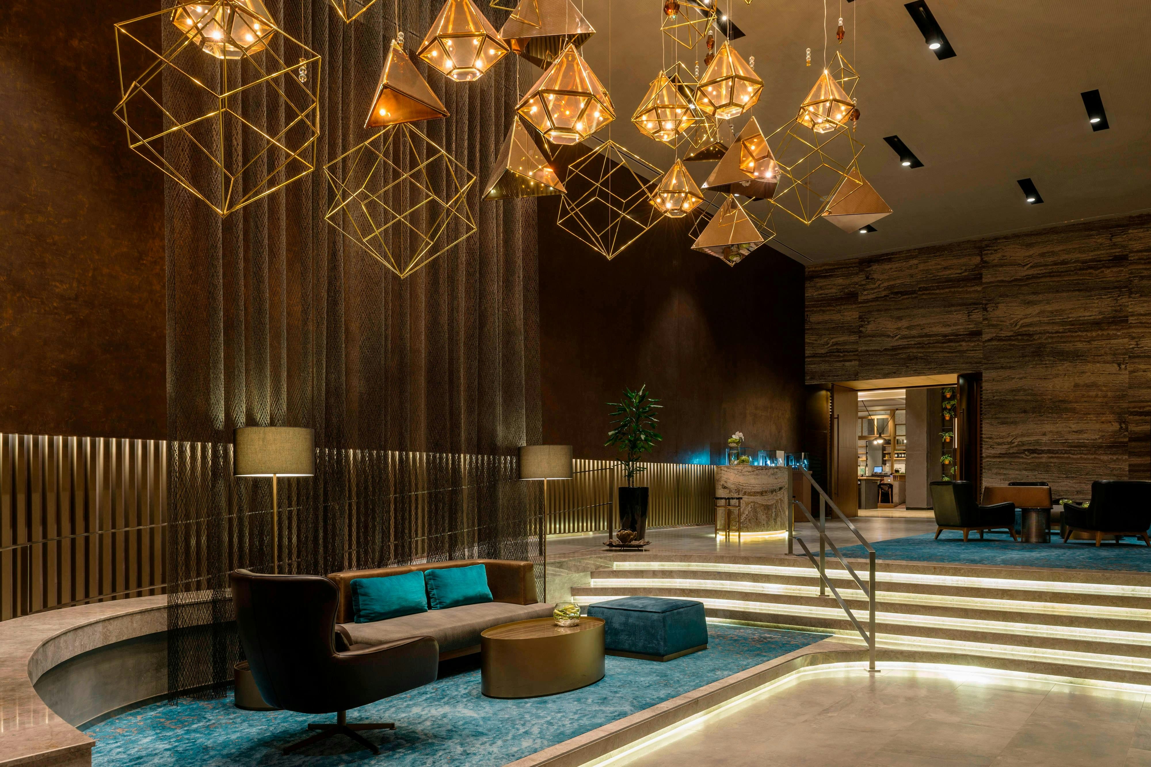Lobby at Sheraton Mall of the Emirates Hotel, Dubai, DUBAI