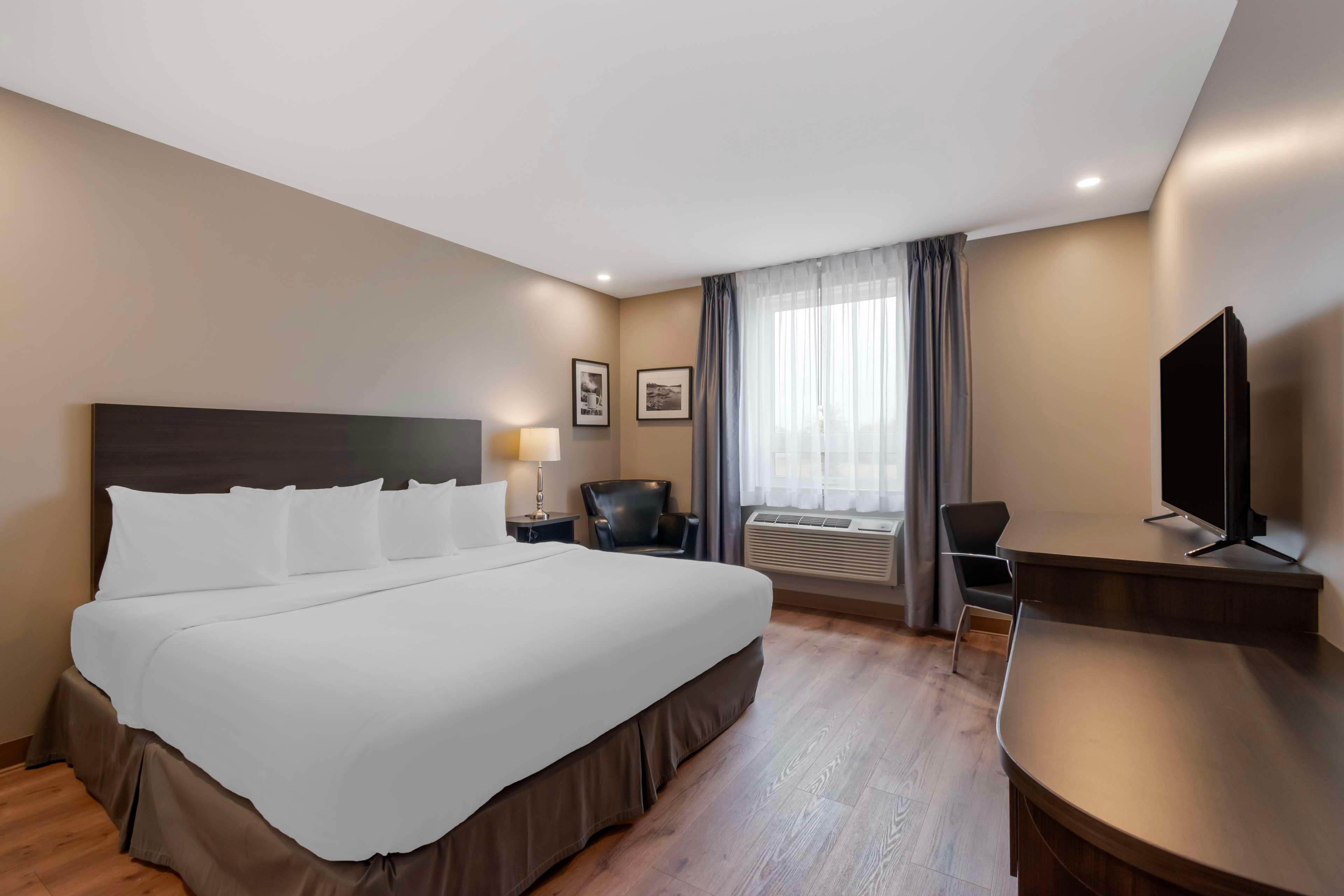 غرفة بسرير كينج لذوي الإعاقة، Villa Inn and Suites, SureStay Collection By Best Western 2/5
