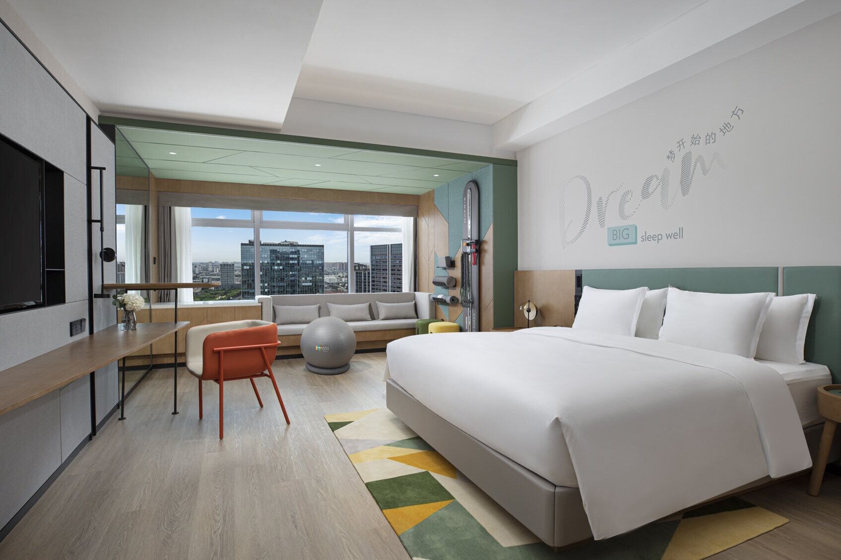 Fitness, Premium, King Bed