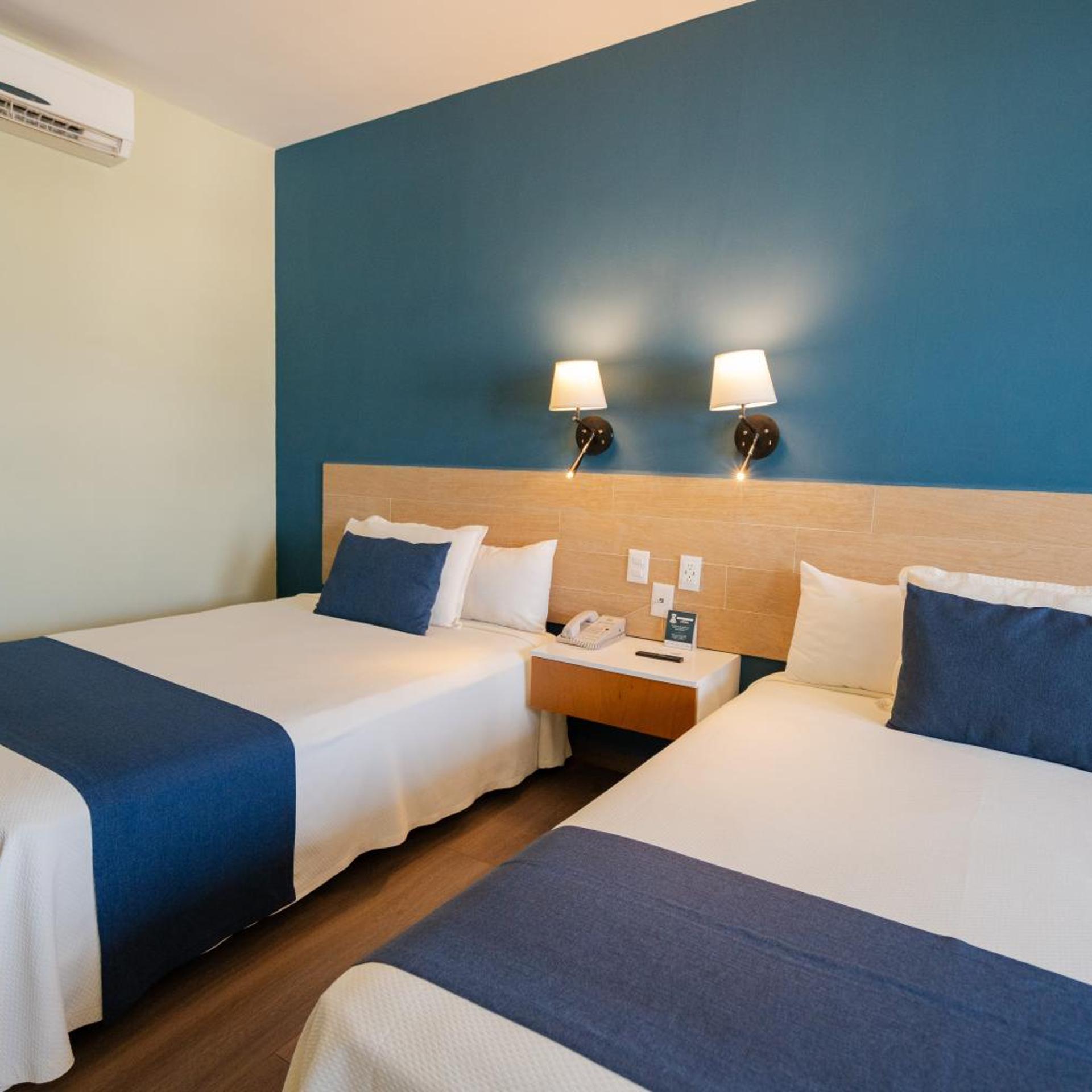 غرفة بسريرين مزدوجين بإطلالة على المدينة، Oceano Palace Beach Hotel 3/10
