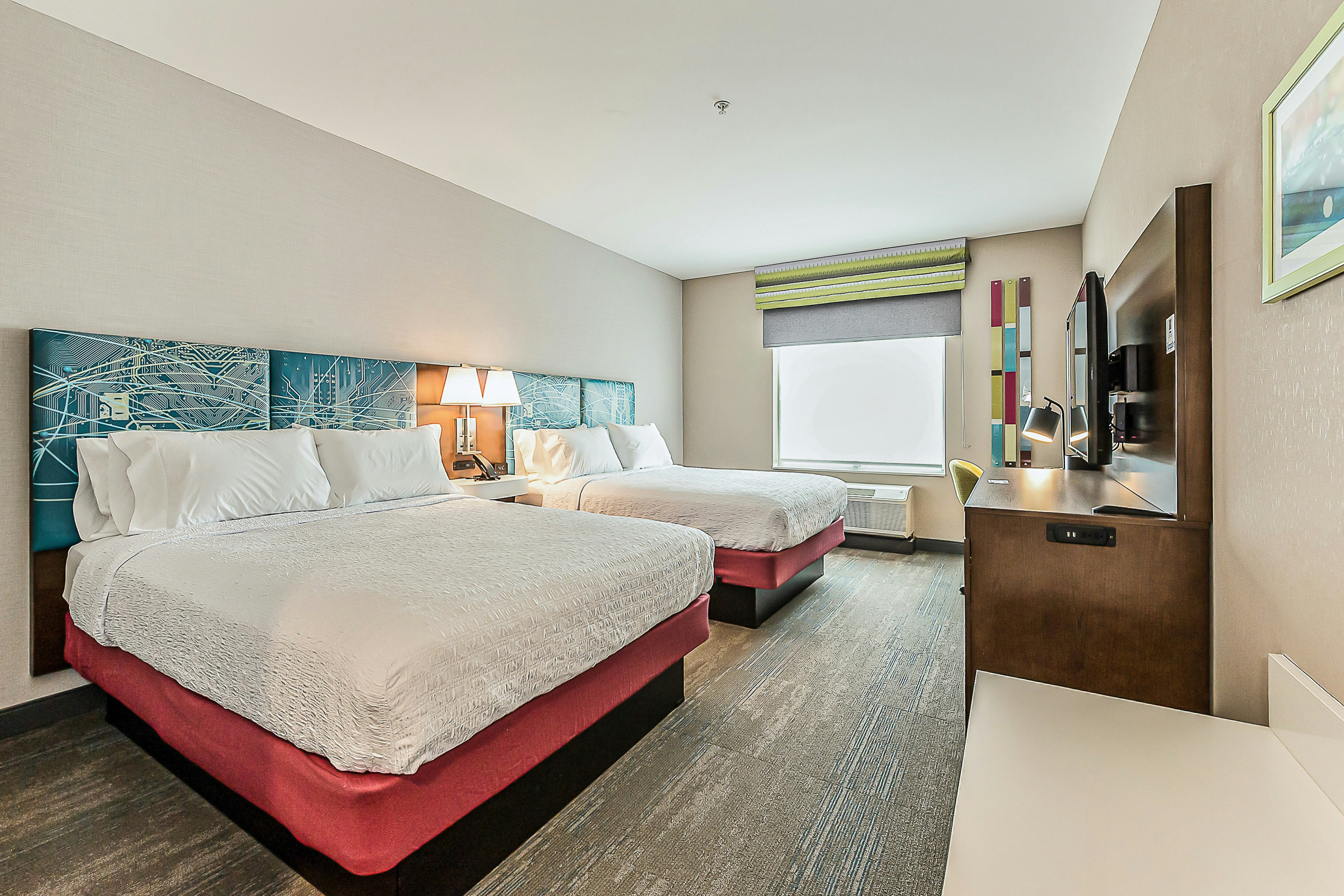 غرفة بسريرين كوين، Hampton Inn and Suites Howell 3/8