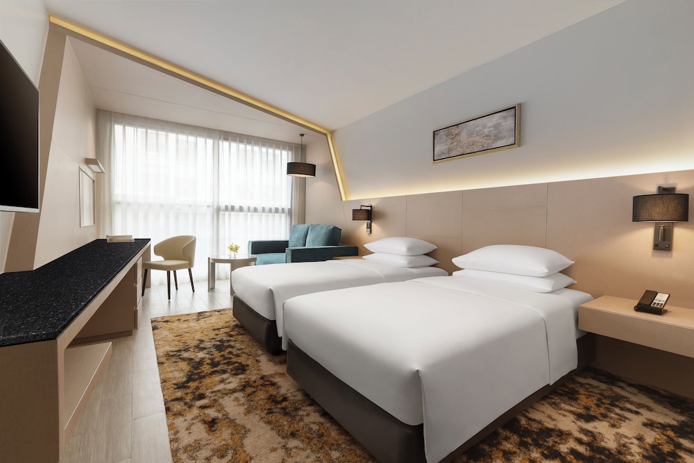Room, Twin Beds, Sofa