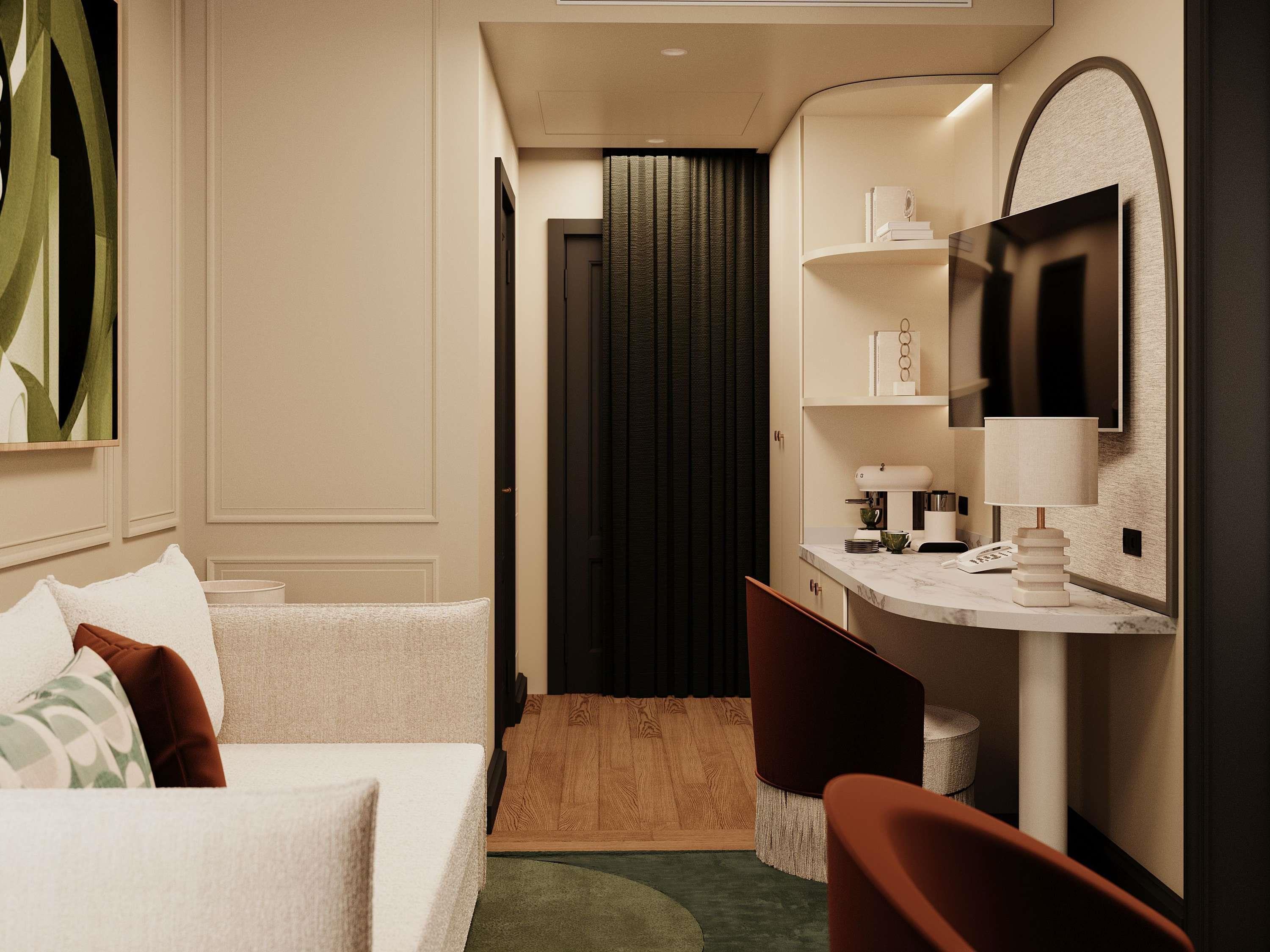2 ROOMS, DELUXE, SUITE, KING BED, 2 BATHROOMS, SOFA