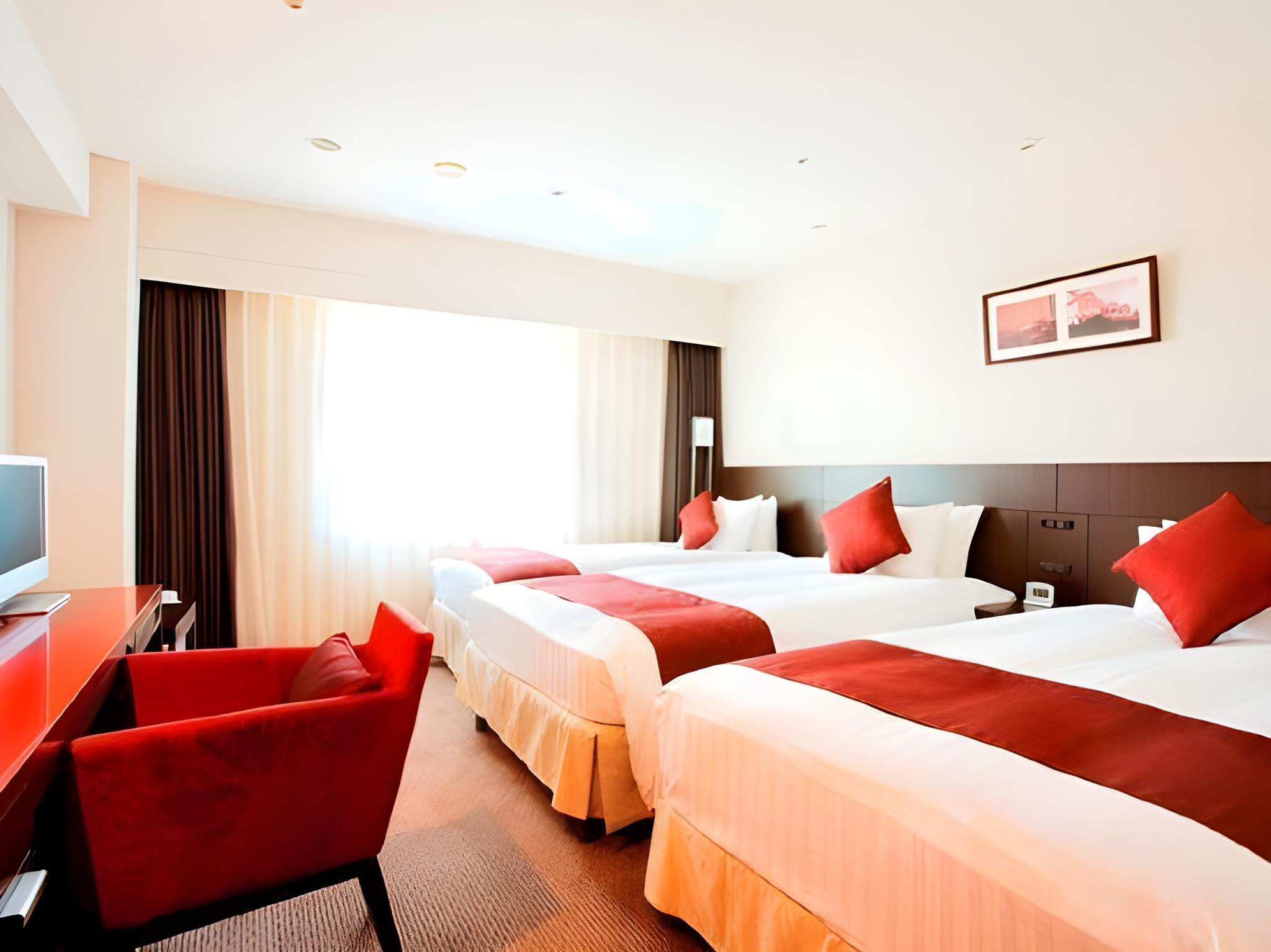 Room, Twin Beds, Large