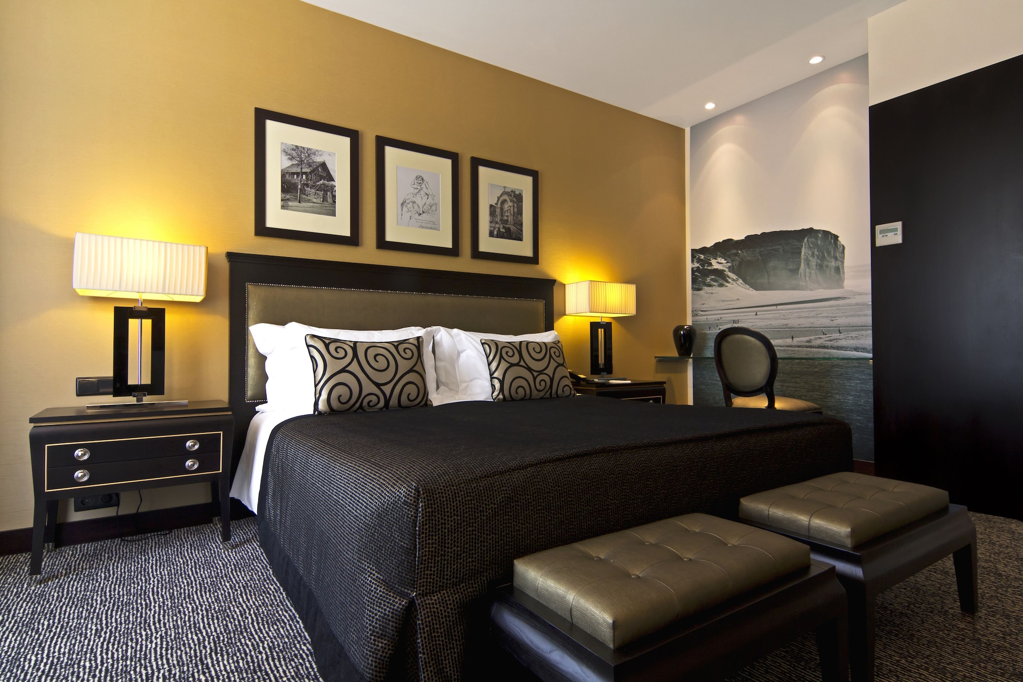 غرفة بسرير مزدوج مع سرير إضافي، Sana Silver Coast Hotel 5/10