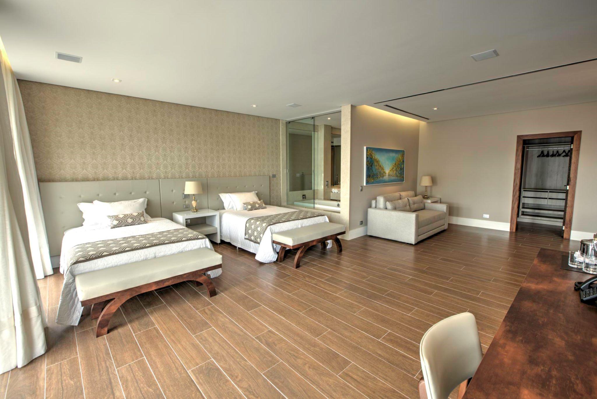 Master, Suite, 2 Double Beds, Pool View