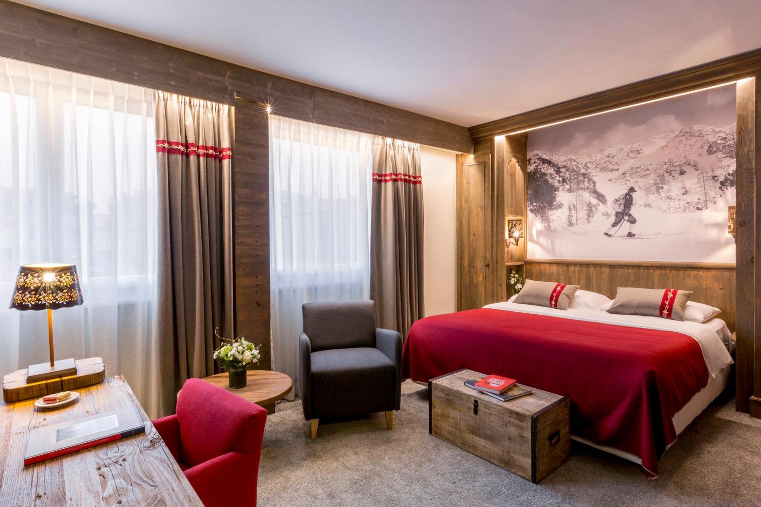 غرفة سوبيريور بسرير مزدوج، Hotel Edelweiss 4/9