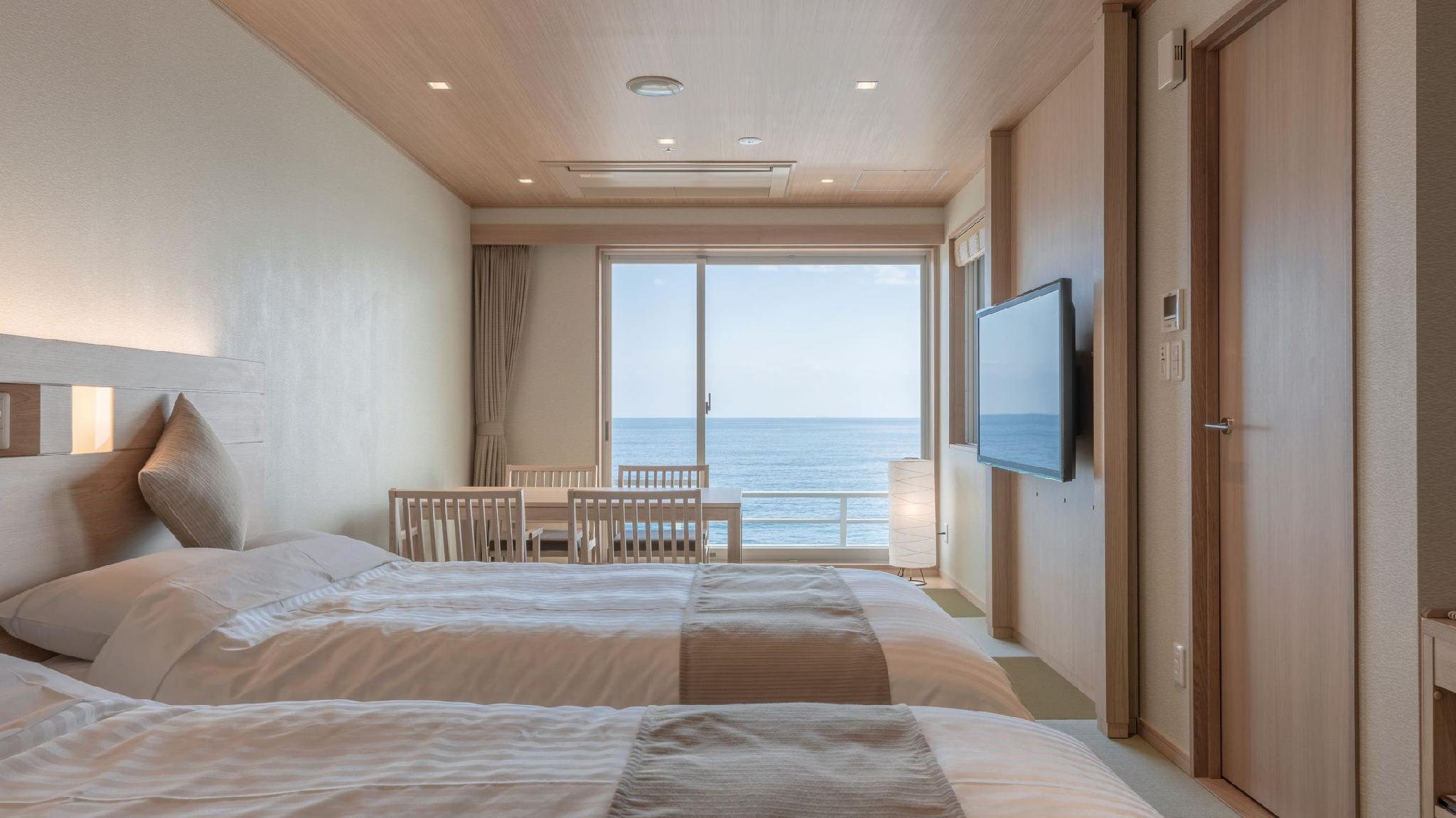 Room, Twin Beds, Ocean Front, Outdoor Bath