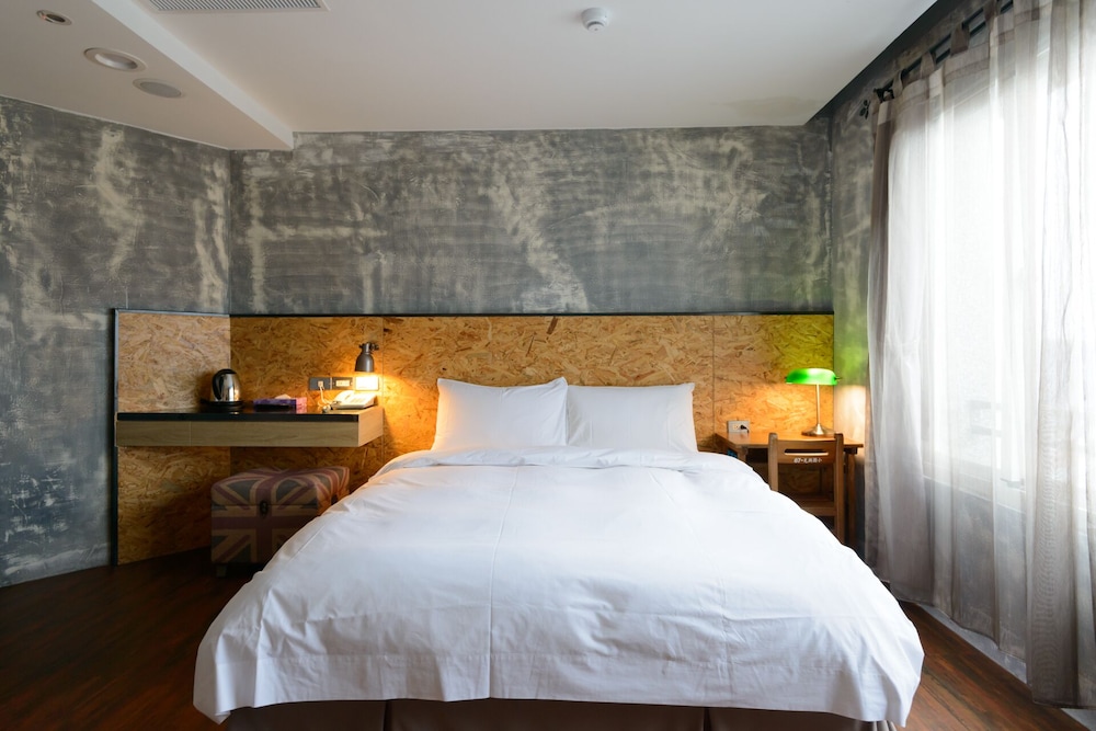 غرفة ديلوكس بسرير مزدوج بحمام خاص، Hualien Wow Hostel 3/4