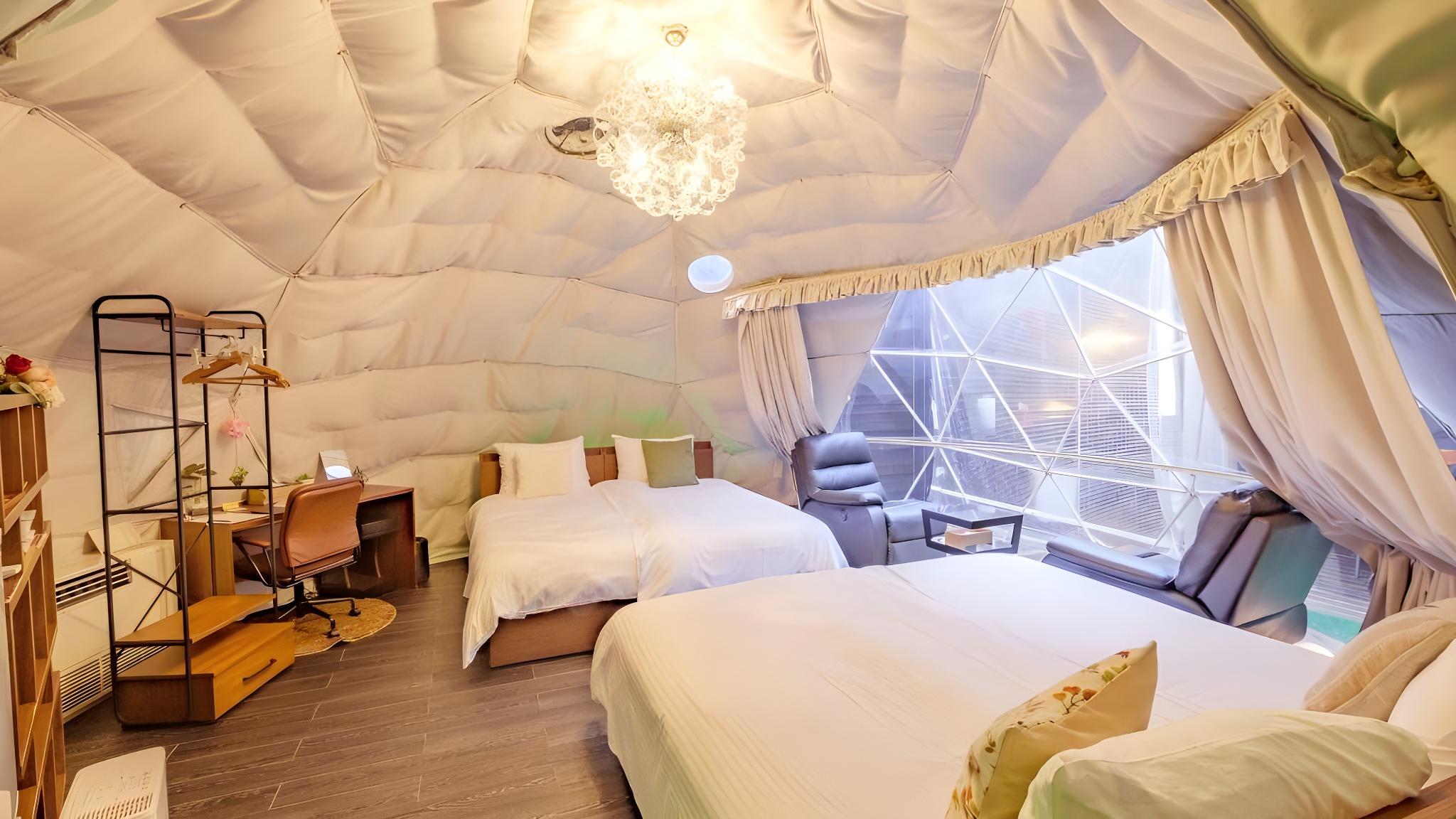 Glamping, Cottage, Quadruple, Mountain View