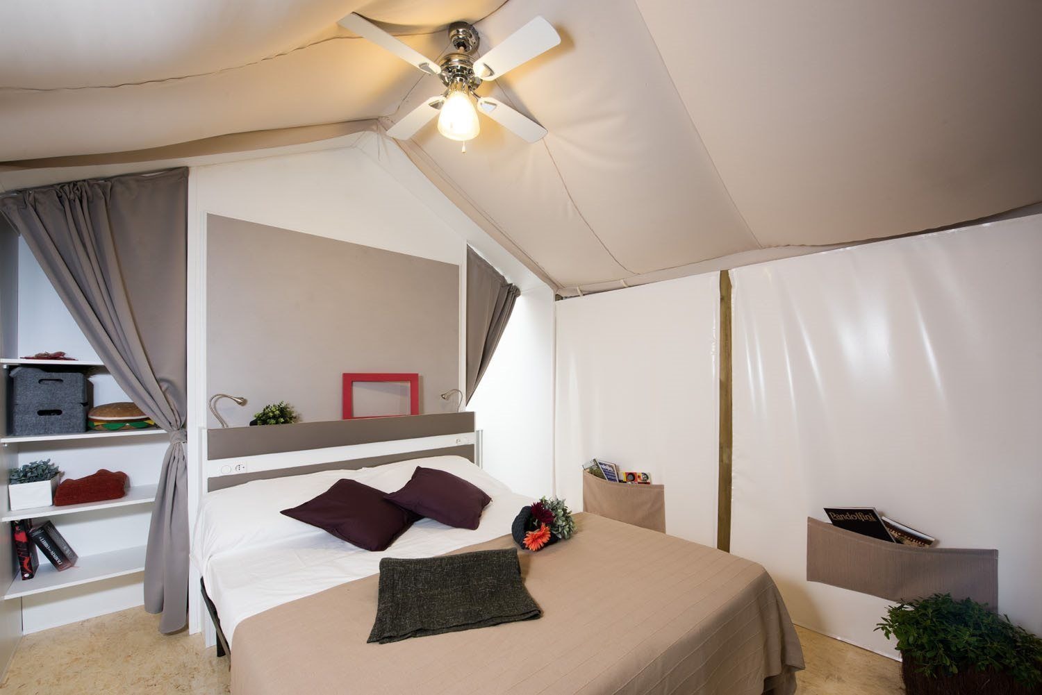 2 Bedrooms, Family, Tent, 2 Futon Beds, Queen Bed
