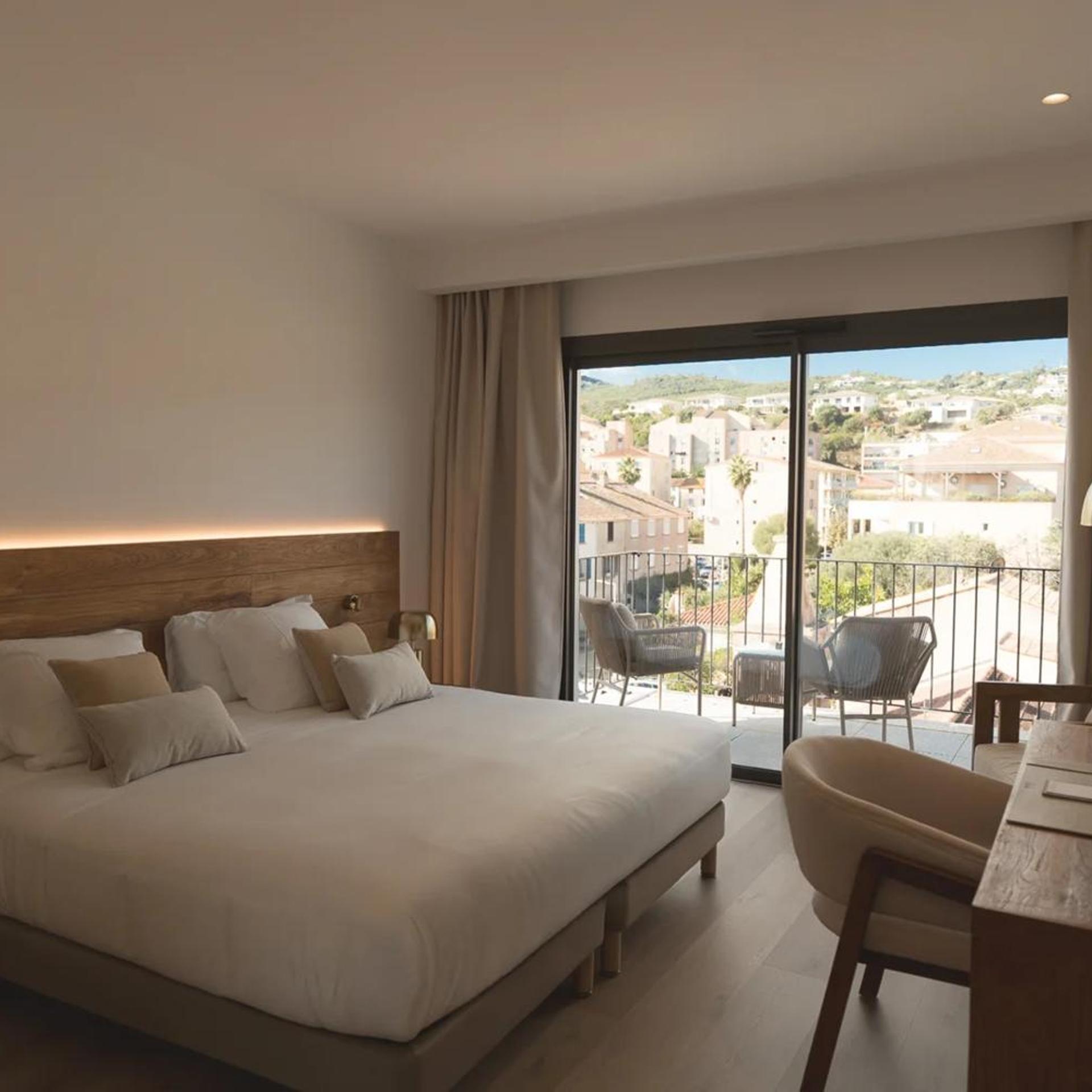 Comfort, King Bed, Village View, Balcony