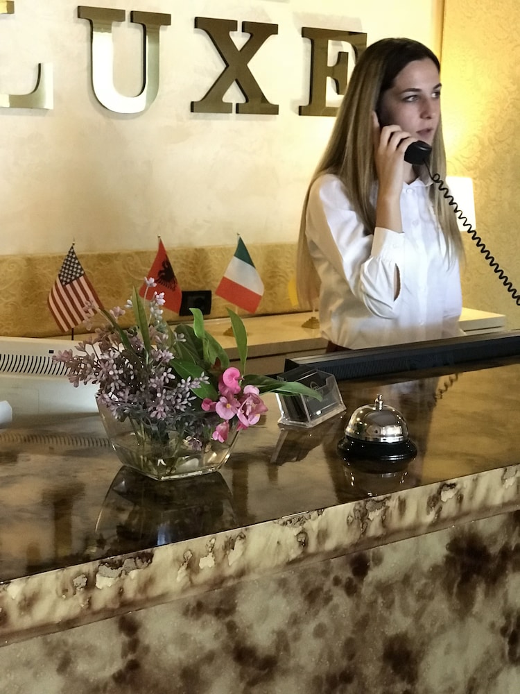 Lobby at Hotel Deluxe, TIRANA