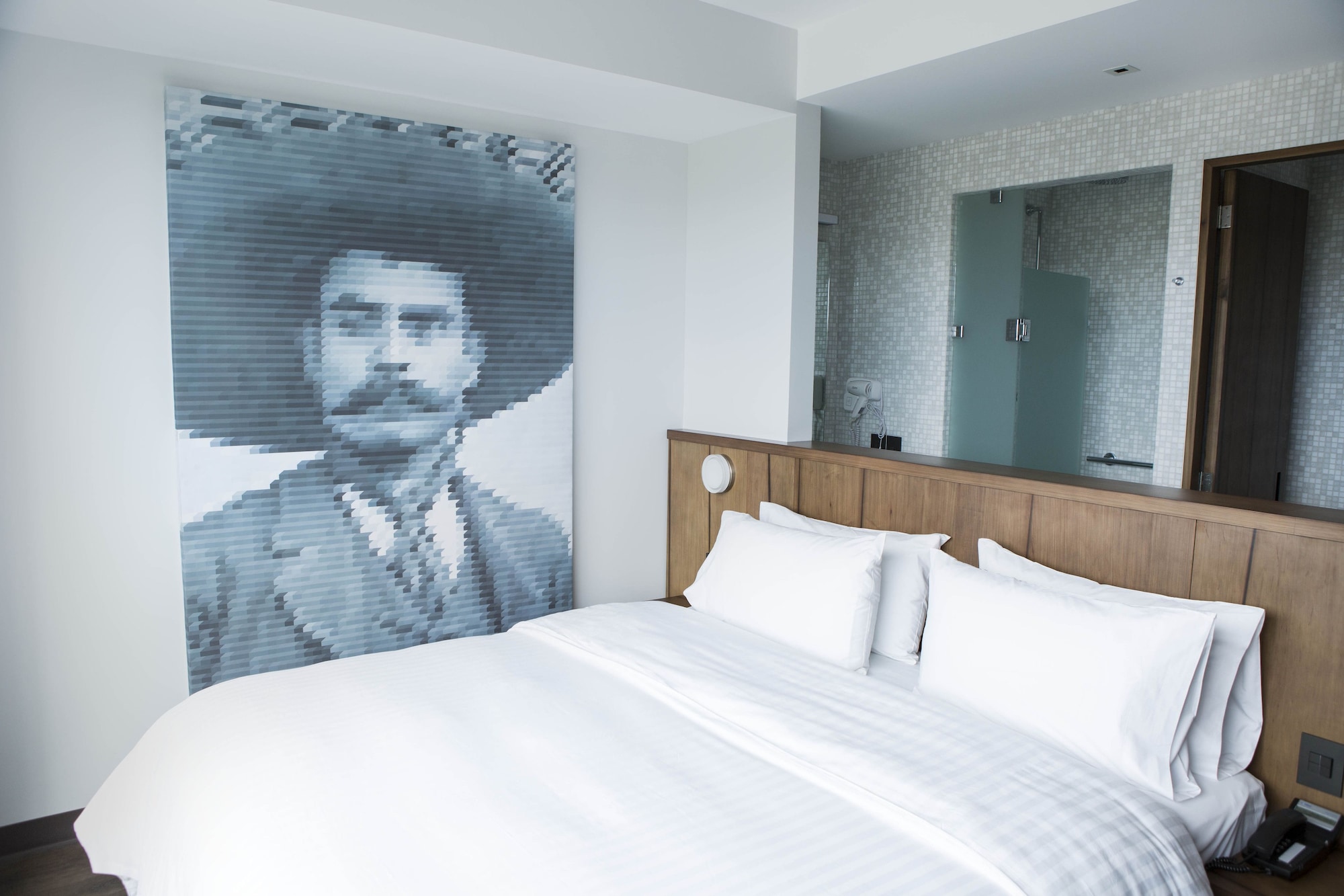 غرفة ديلوكس بسرير كينج بشرفة، Ikonik Hotel Puebla 8/10