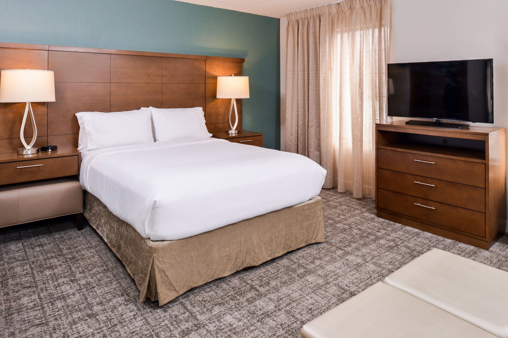 جناح استوديو بسرير كوين بمطبخ، Staybridge Suites Indianapolis Downtown Convention Center 2/3