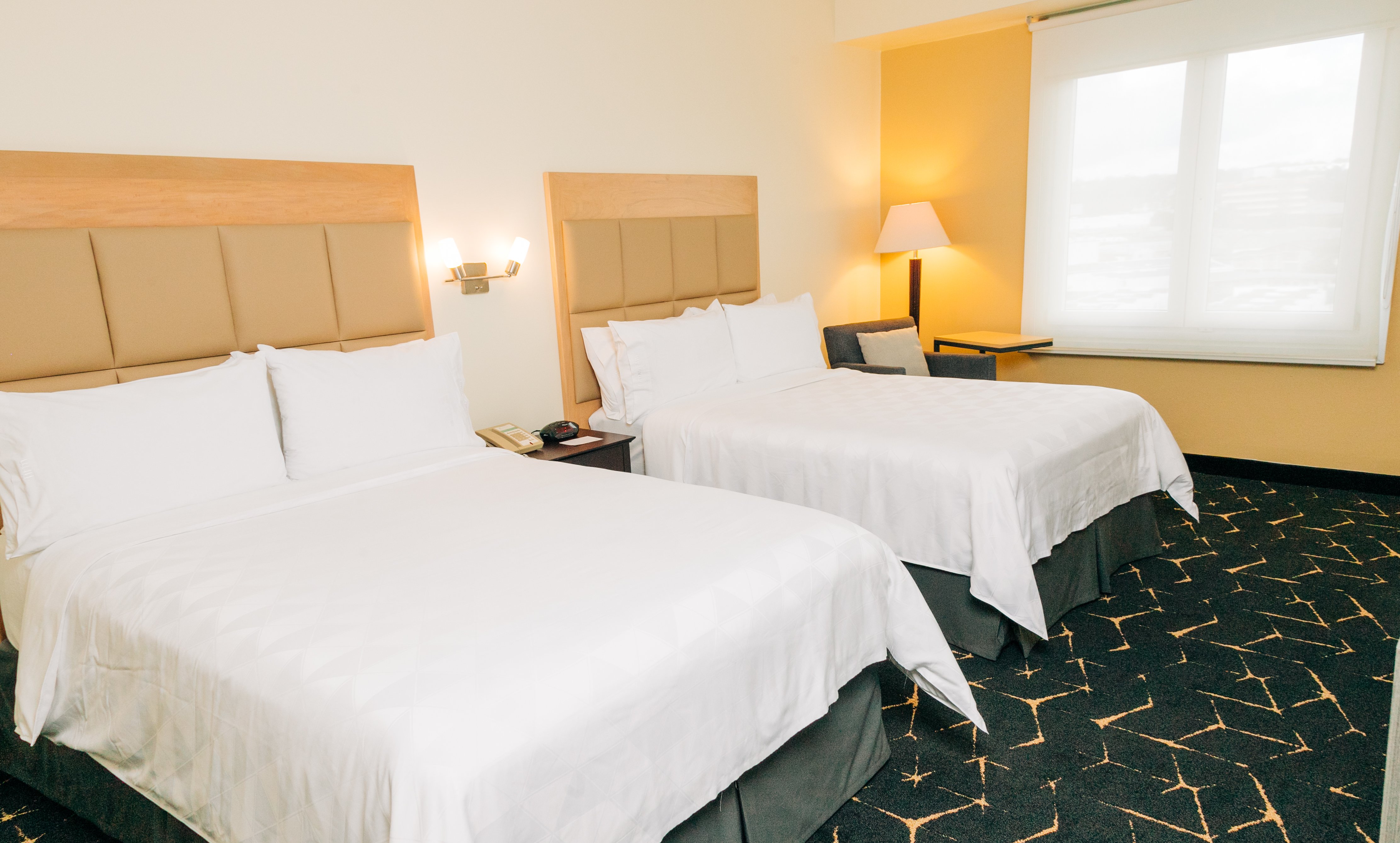 غرفة قياسية بسريرين مزدوجين بإطلالة في الطابق العلوي، Holiday Inn San Salvador An Ihg Hotel 3/5