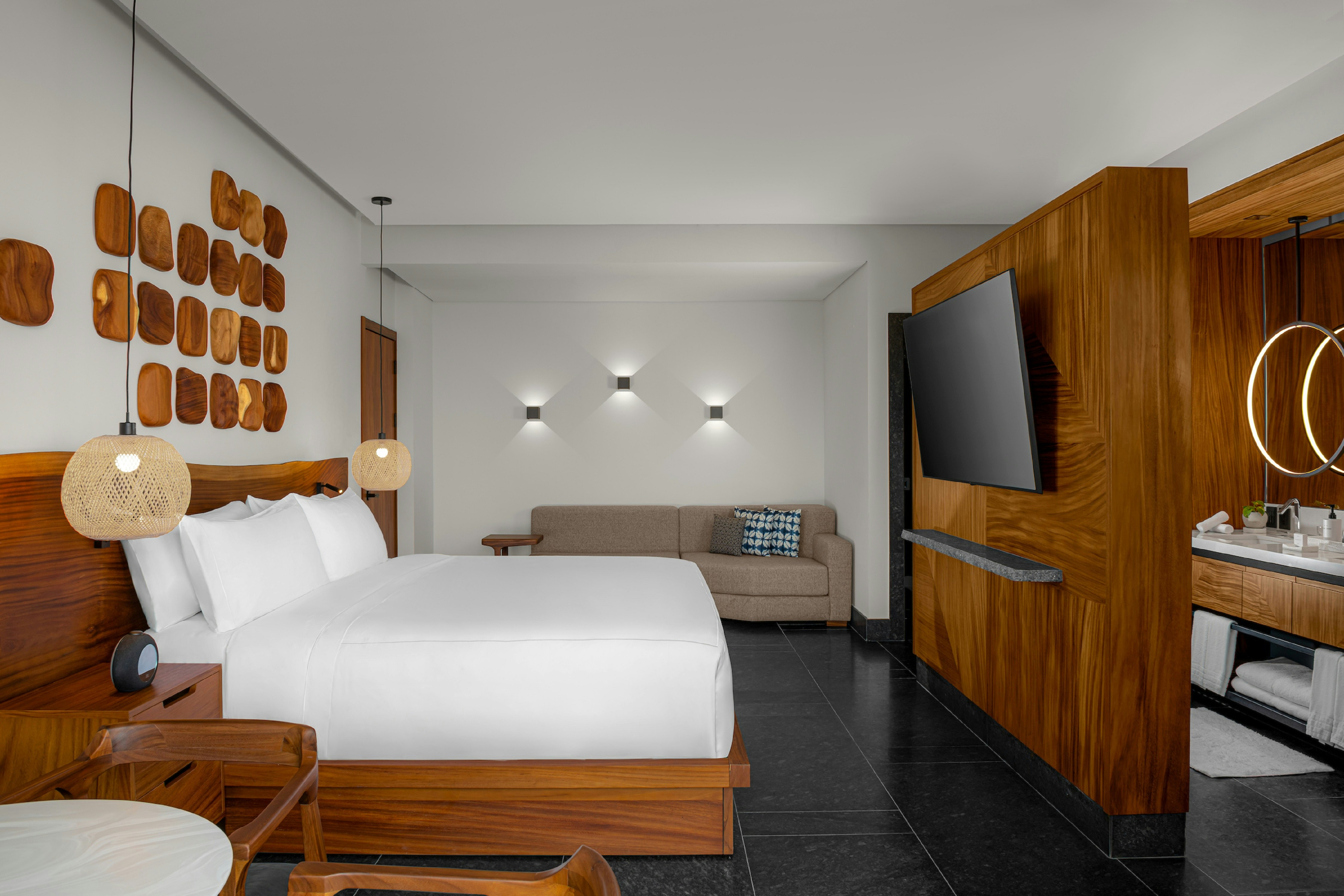 Room, King Bed, Partial Ocean View, Conrad Tulum Riviera Maya 2/14