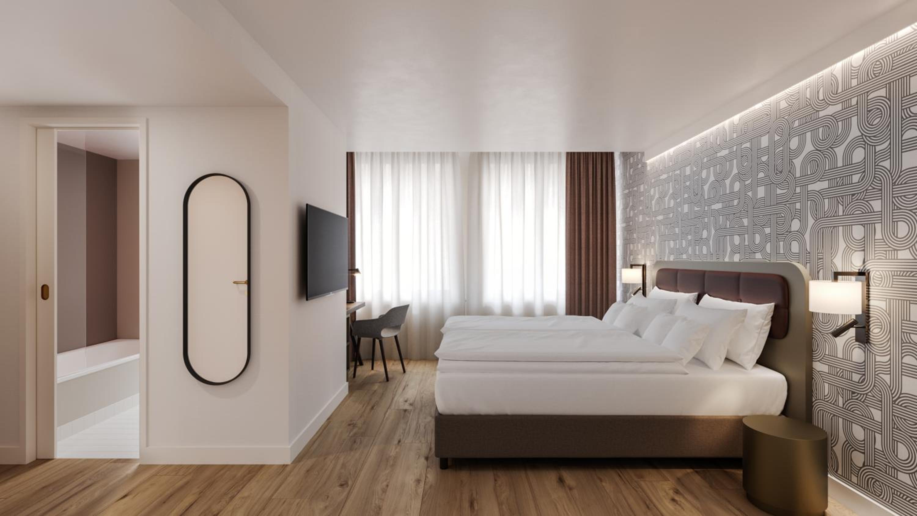 Semi Room, Business, Semi Double Bed