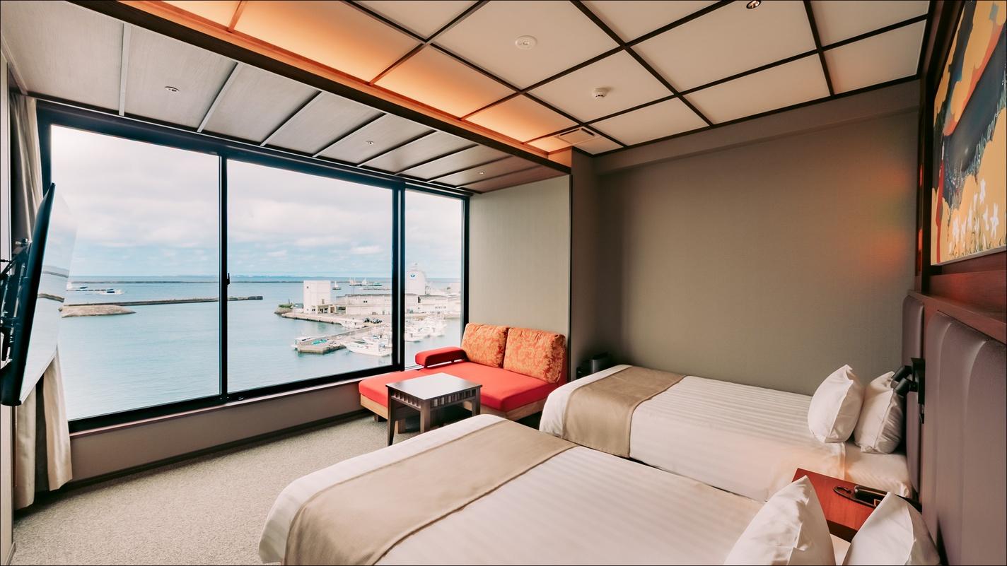 Deluxe, Twin Beds, Ocean Front, Main Building
