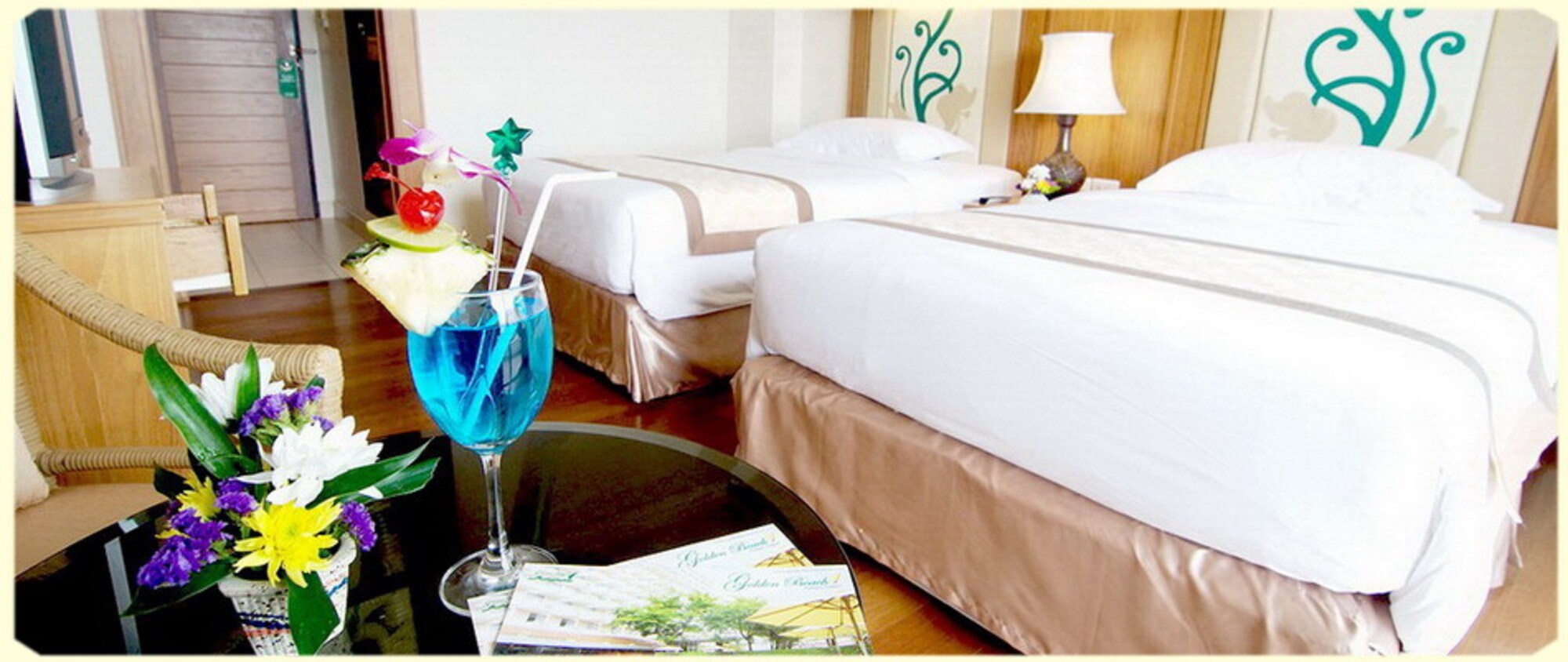 غرفة ديلوكس بسرير مزدوج، Golden Beach Hotel Pattaya 9/10