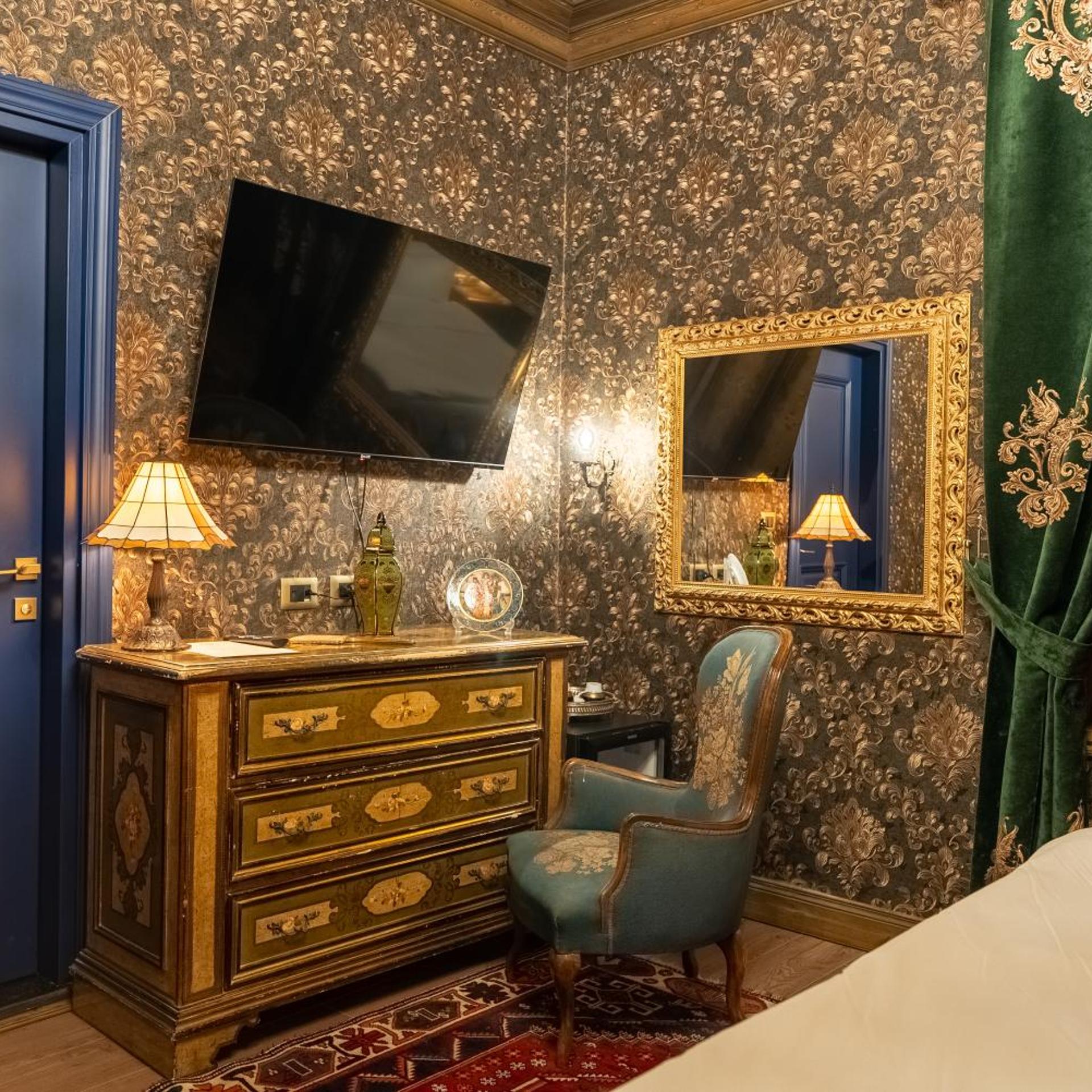 Lobby at Castle Boutique Hotel, TIRANA