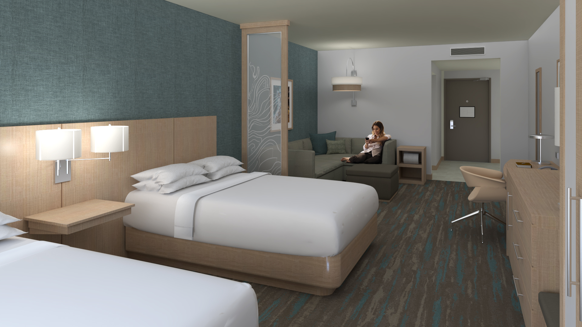 Standard, Double Bed