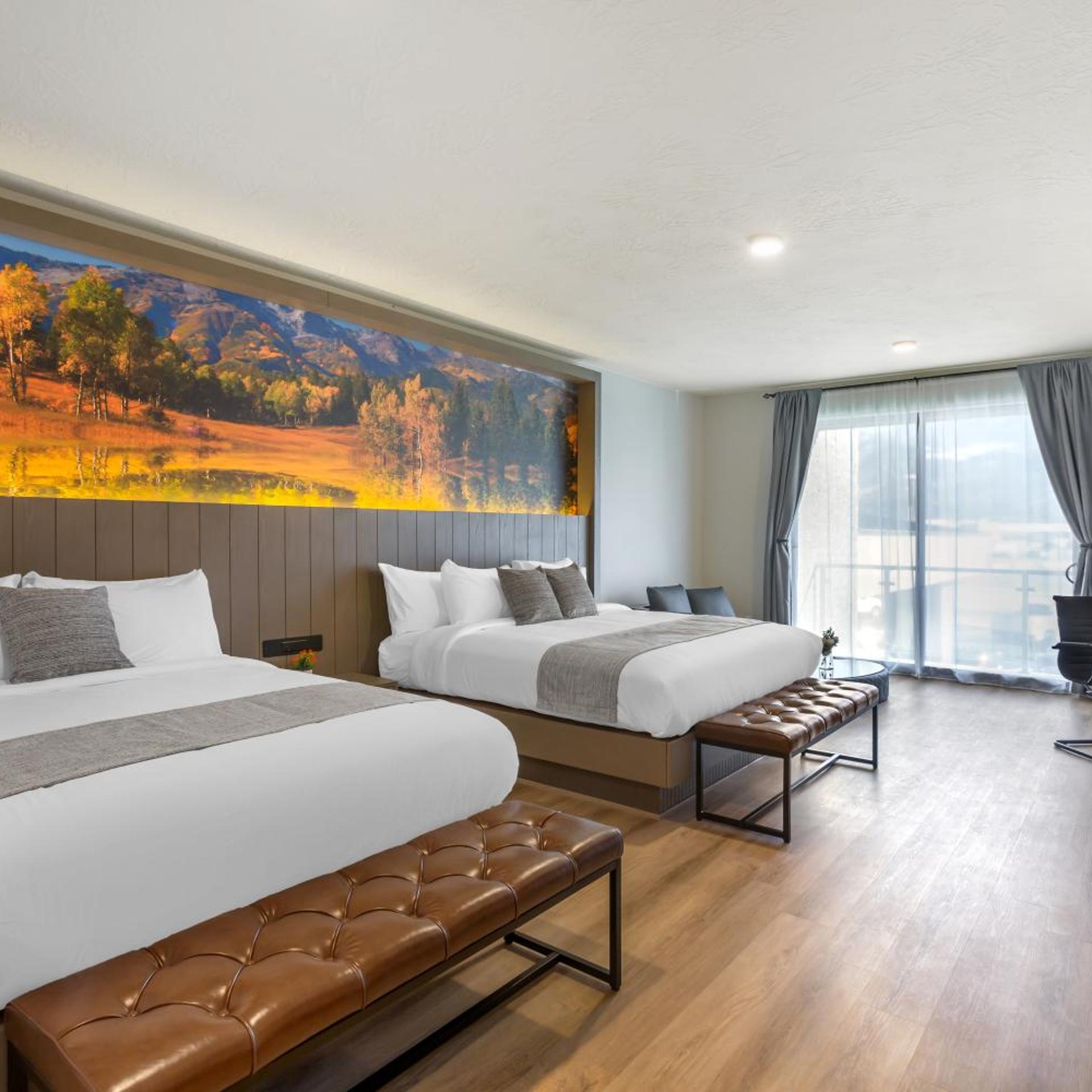 جناح بشرفة بغرفة نوم واحدة لذوي الإعاقة، The Valor, Ascend Hotel Collection 3/3