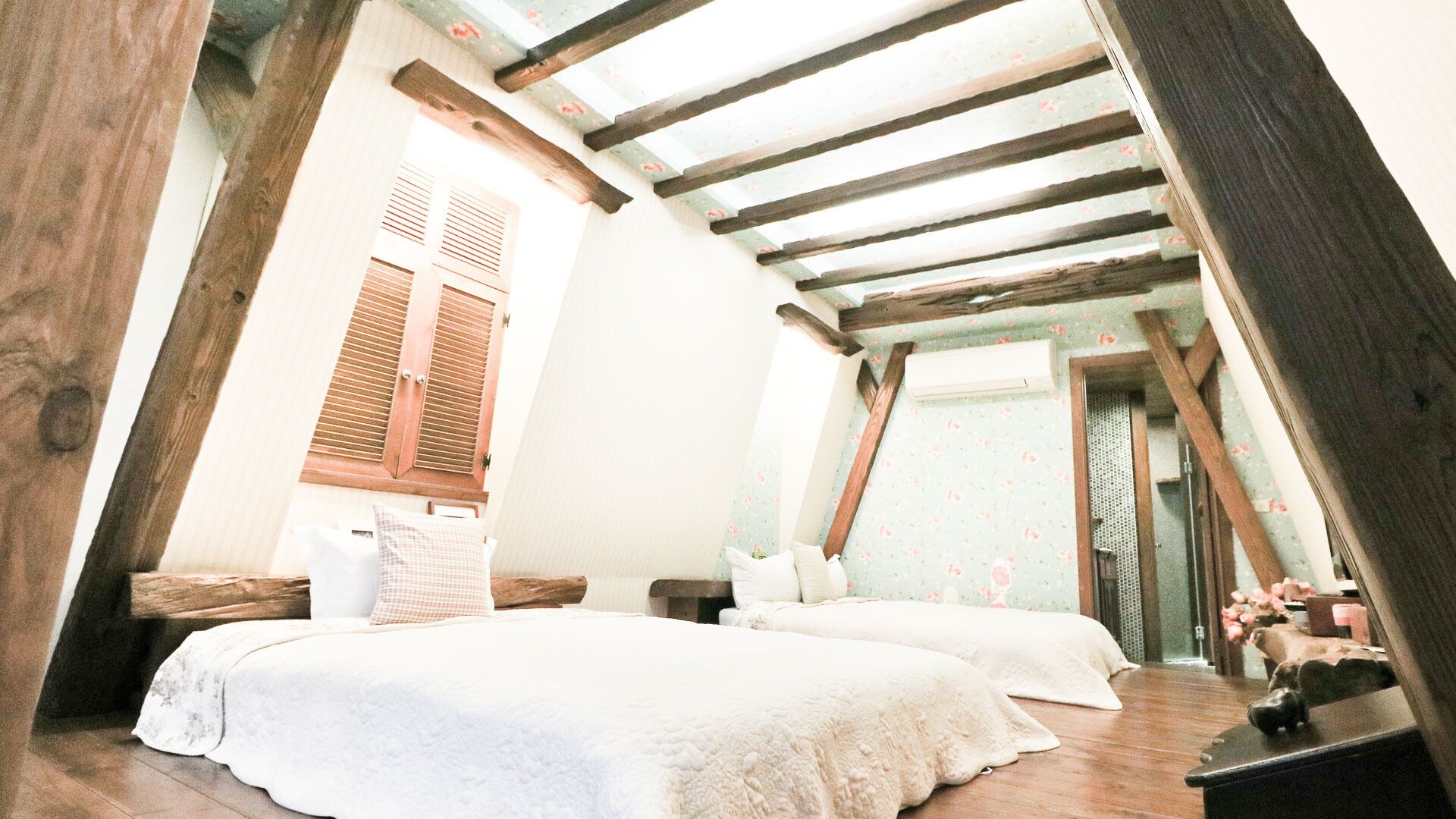 Room, 2 Double Beds, with Fan