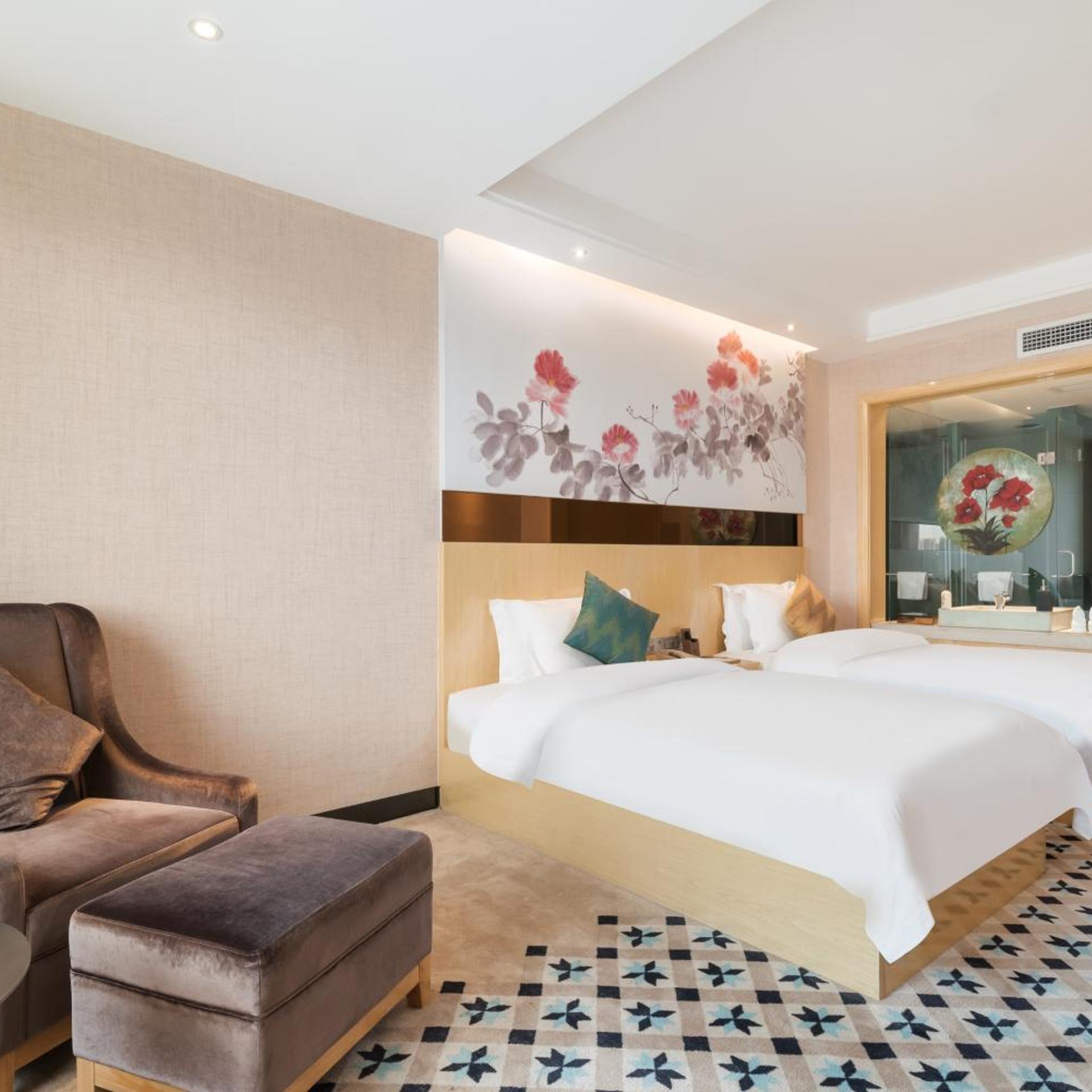 غرفة بسرير فردي