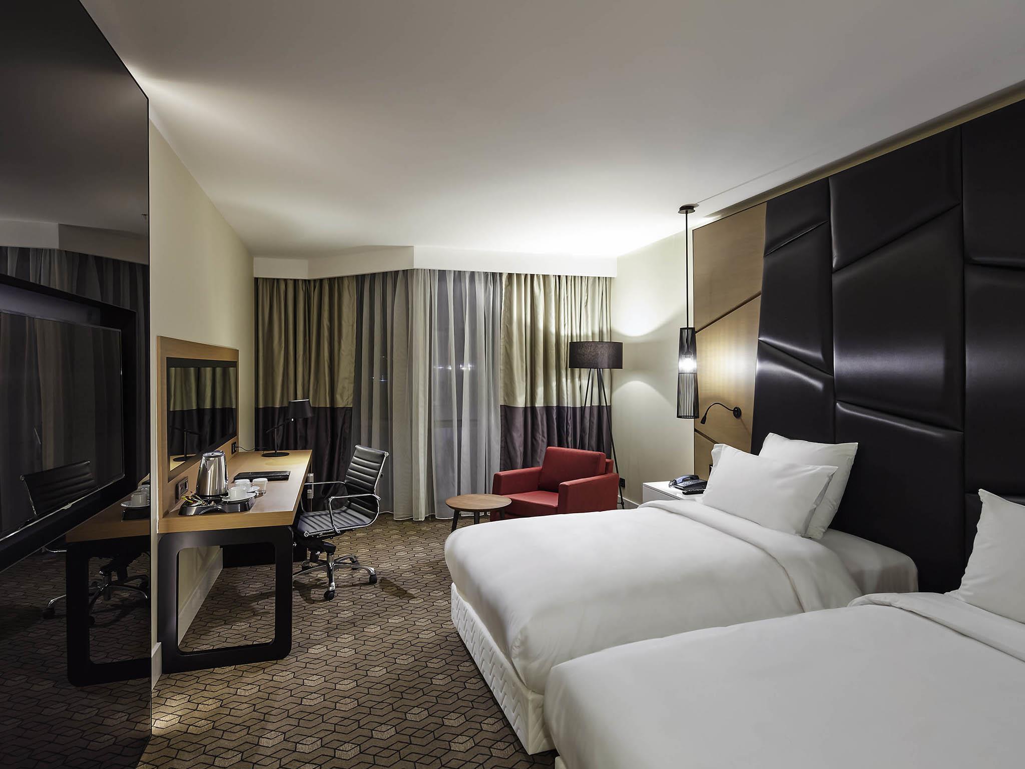 DELUXE, TWIN BEDS, CITY VIEW