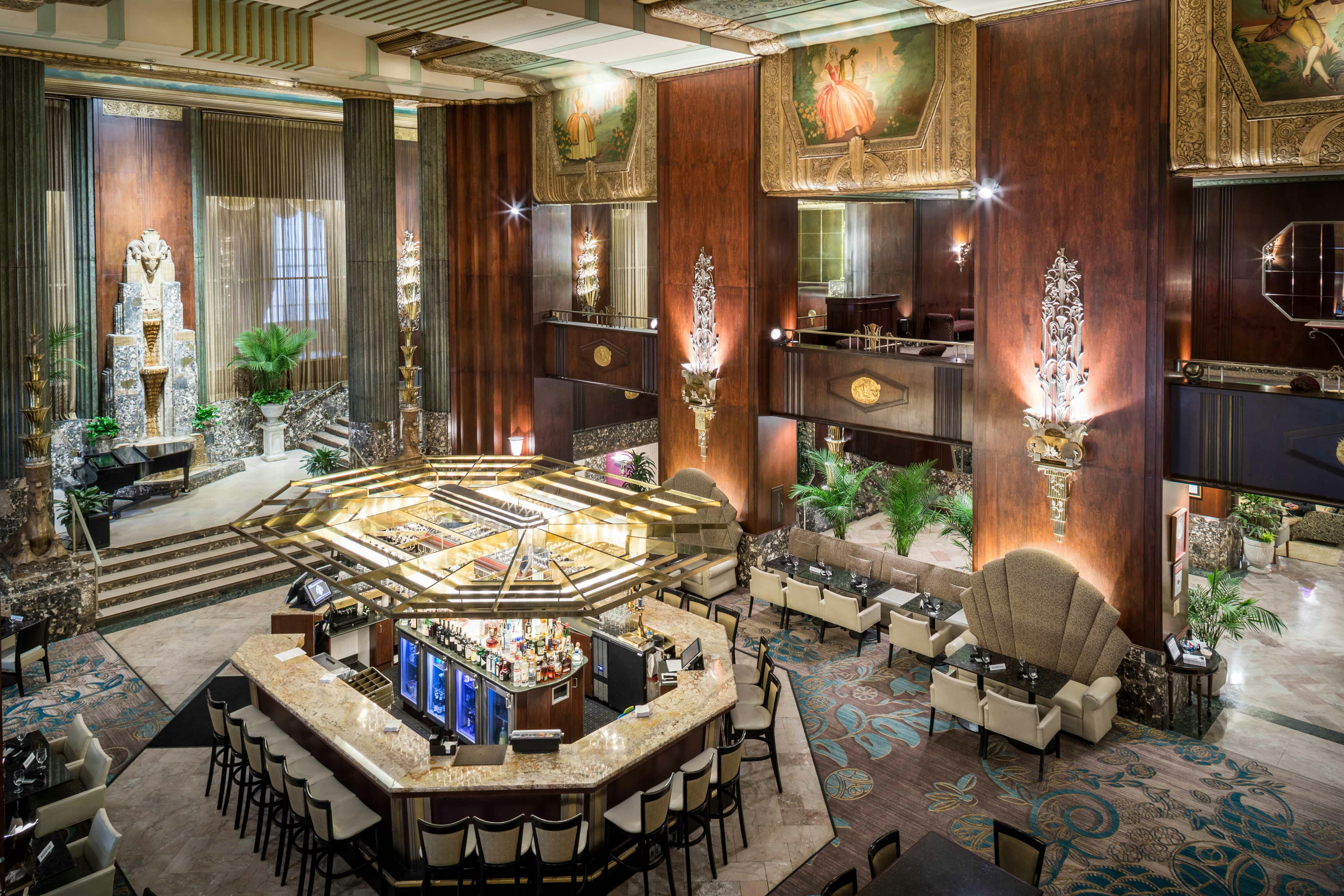 Lobby at Hilton Cincinnati Netherland Plaza, CINCINNATI - OH